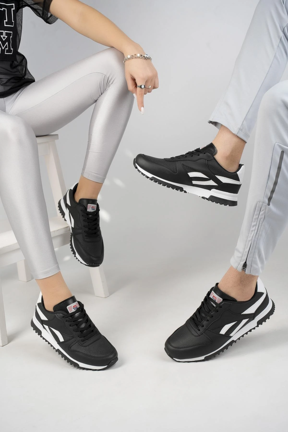 Muggo  BLAKE Unisex Ortopedik Günlük Garantili Yürüyüş Koşu Sneaker Spor Ayakkabı