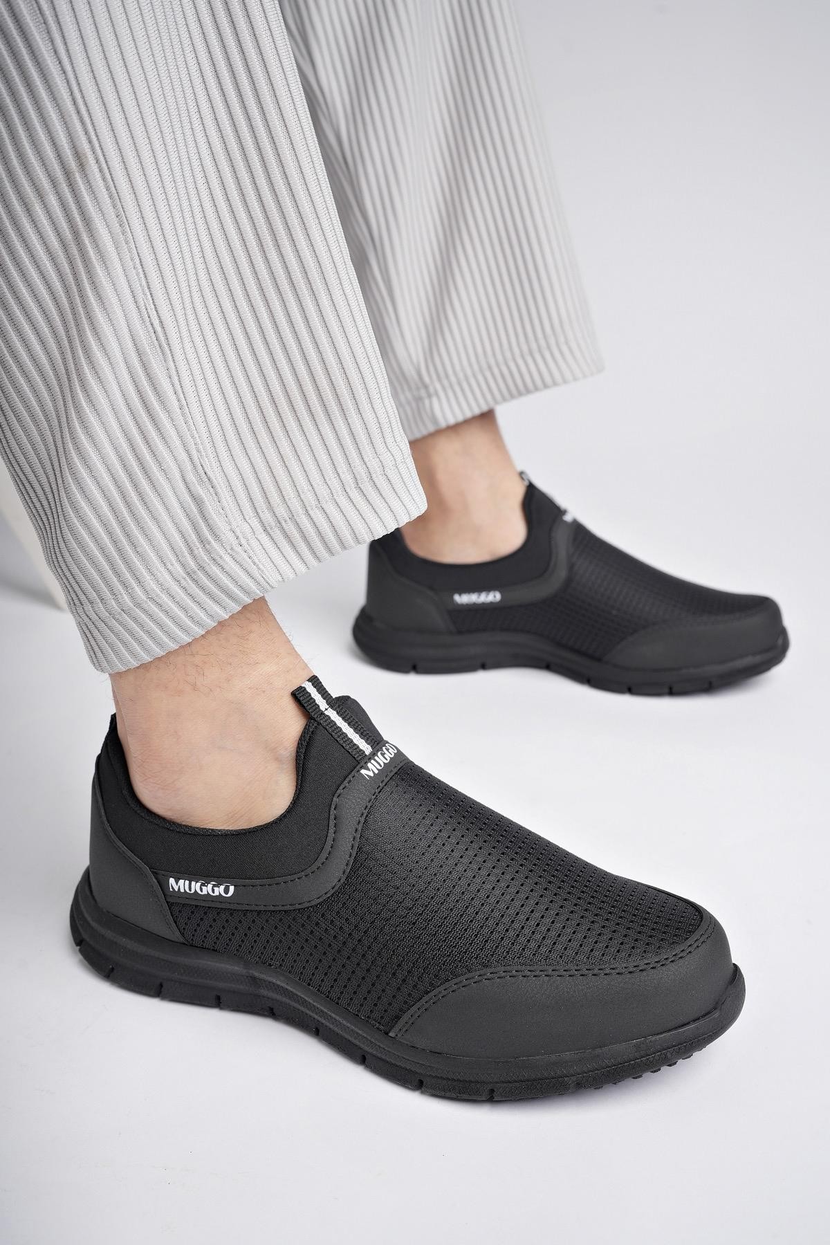Muggo PODGO Garantili Unisex Ortopedik Bağcıksız Nefes Alabilen Hafif Yürüyüş Sneaker Spor Ayakkabı