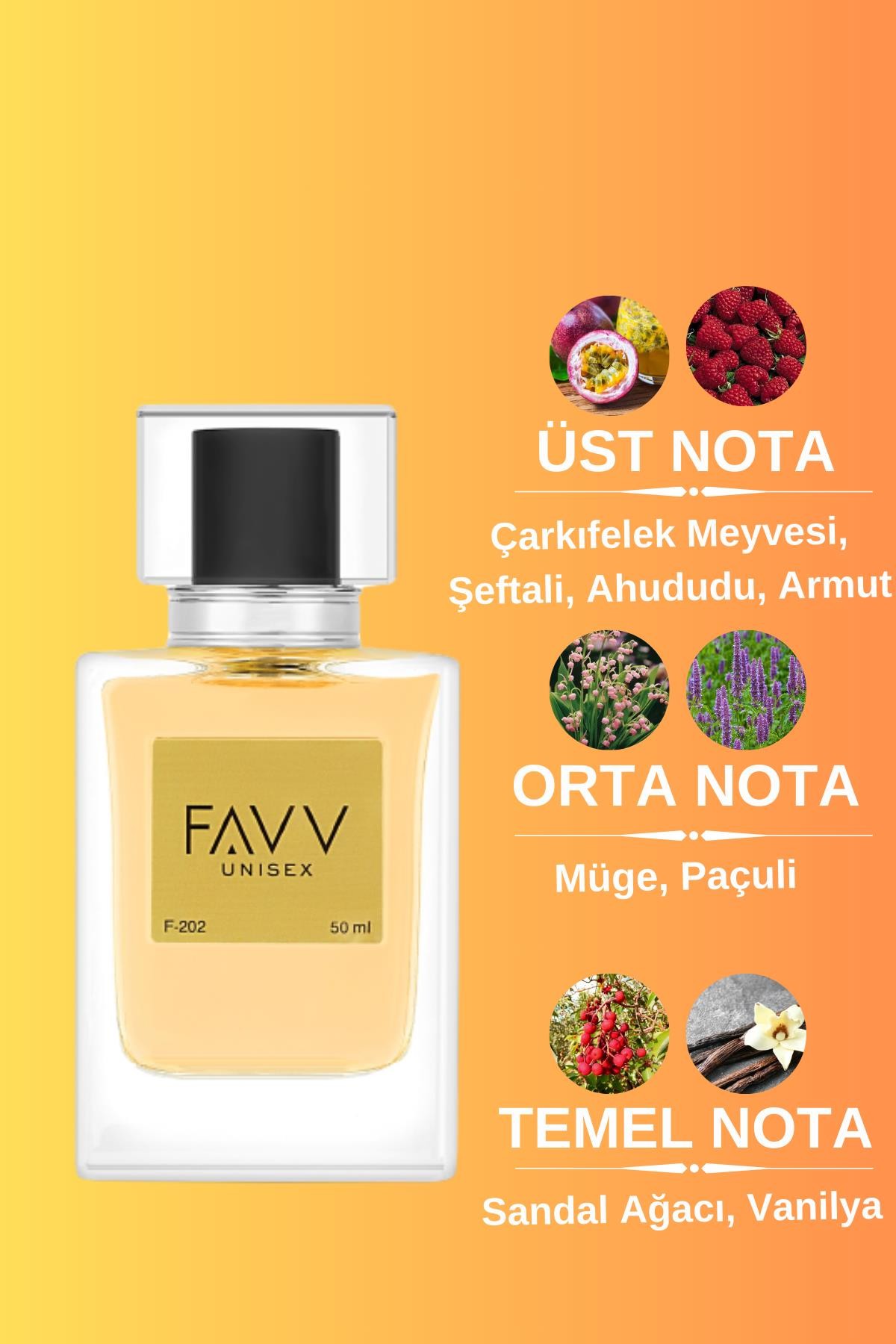 Favv F202 Fresh 50 Ml Edp Unisex Parfüm