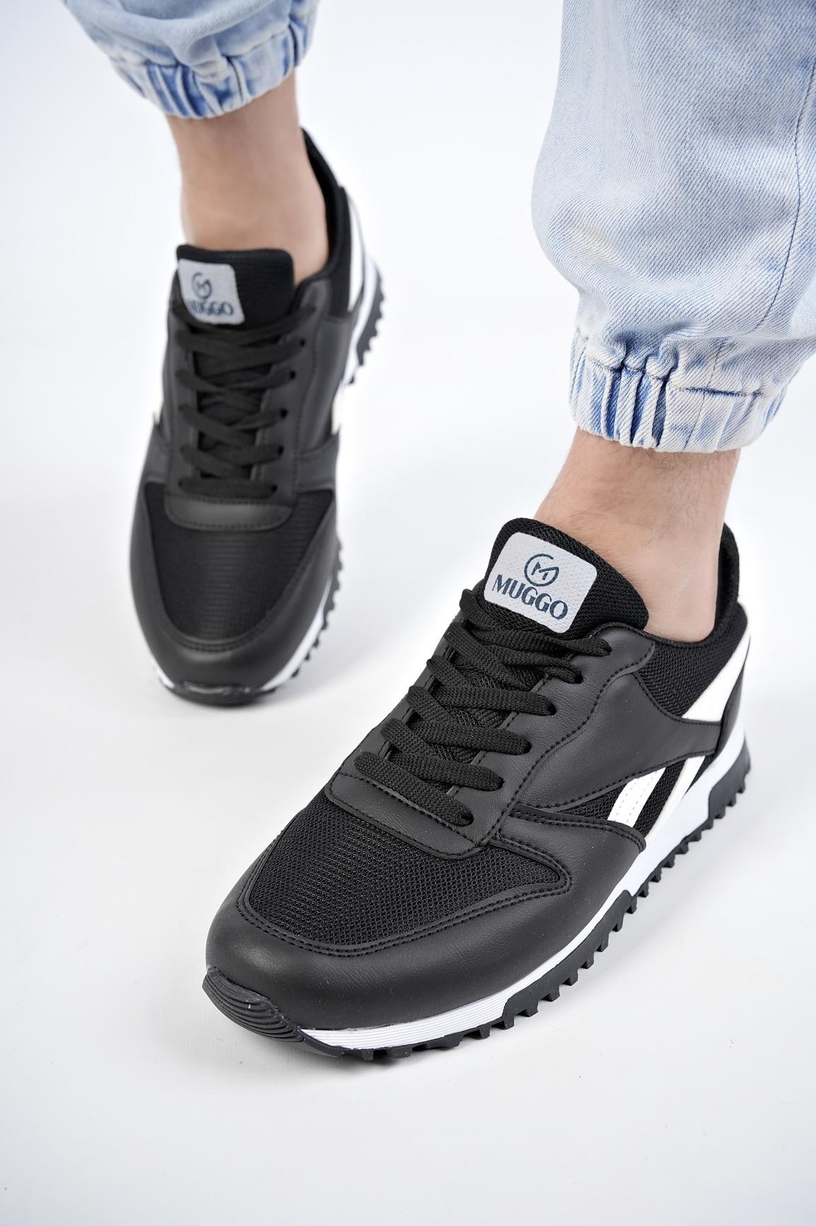 Muggo MGMORİS Unisex Günlük Garantili Yürüyüş Koşu Sneaker Spor Ayakkabı