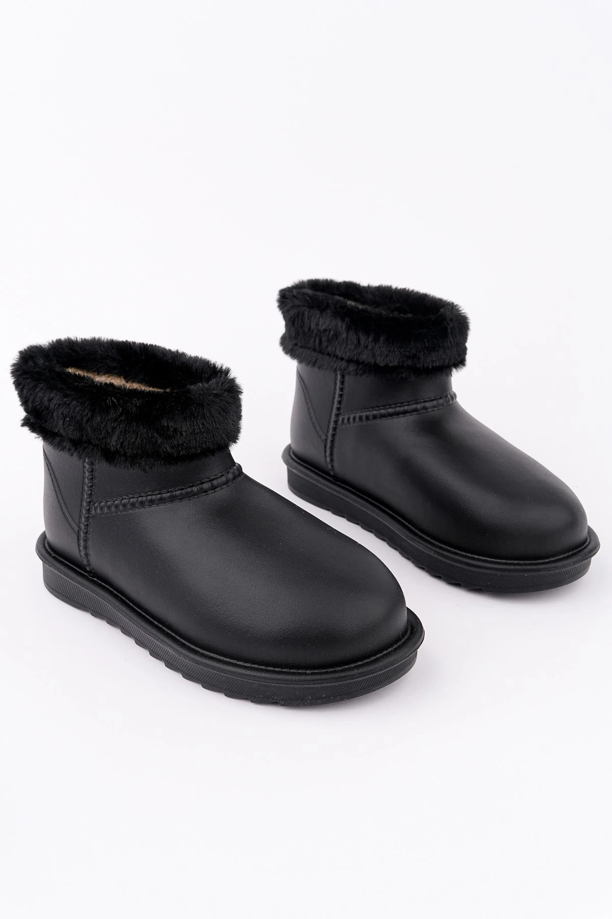 Muggo FROSTY Kadın Kürklü Yağmur Ve Kar Botu