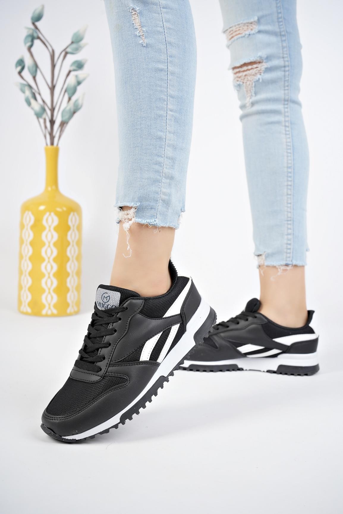 Muggo MGMORİS Unisex Günlük Garantili Yürüyüş Koşu Sneaker Spor Ayakkabı