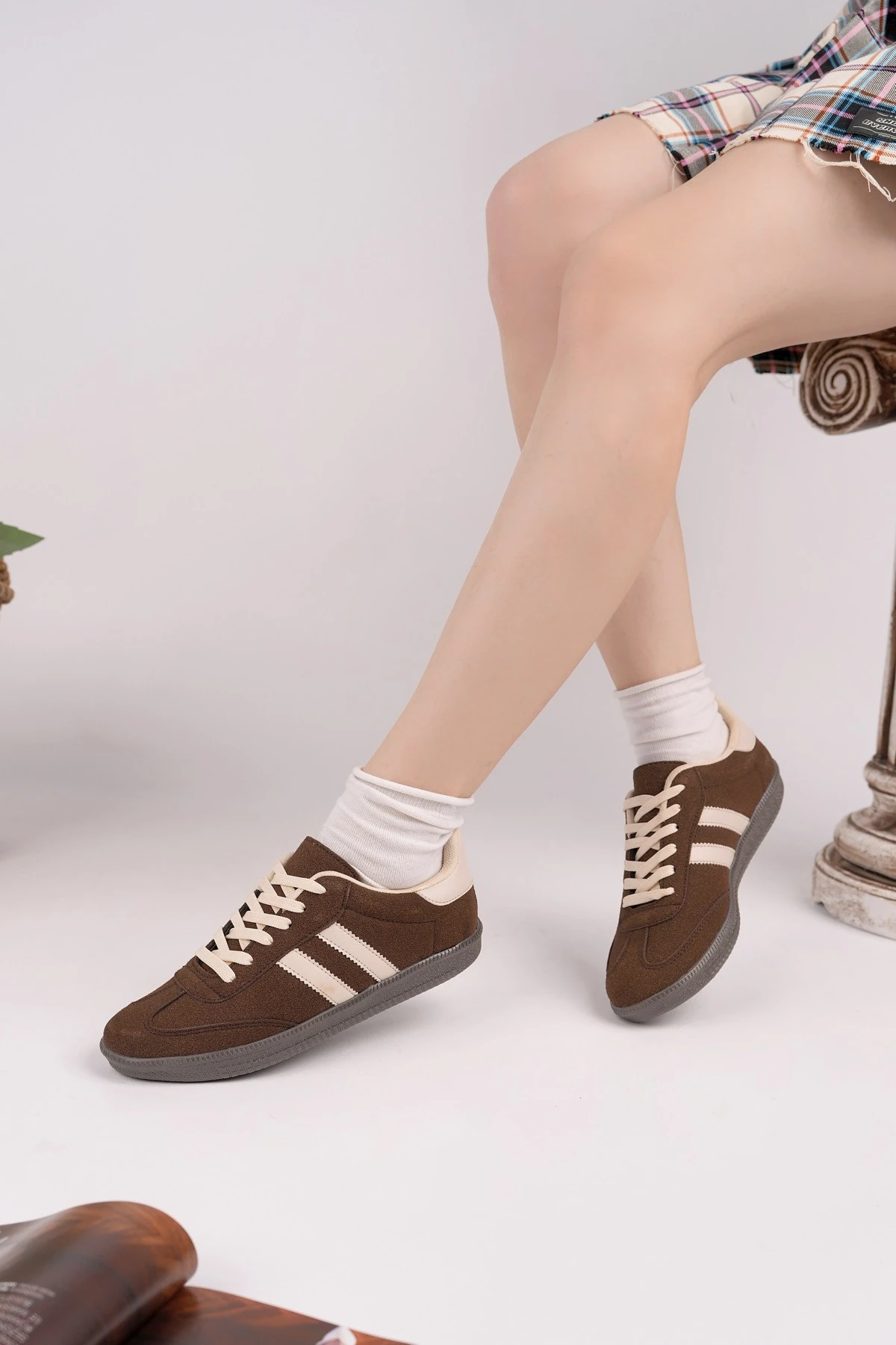 【極美品】レペット GORDON スエード 39 茶 定価6万以上 Muggo GORDON Unisex Ortopedik Günlük Garantili Bağcıklı Yürüyüş