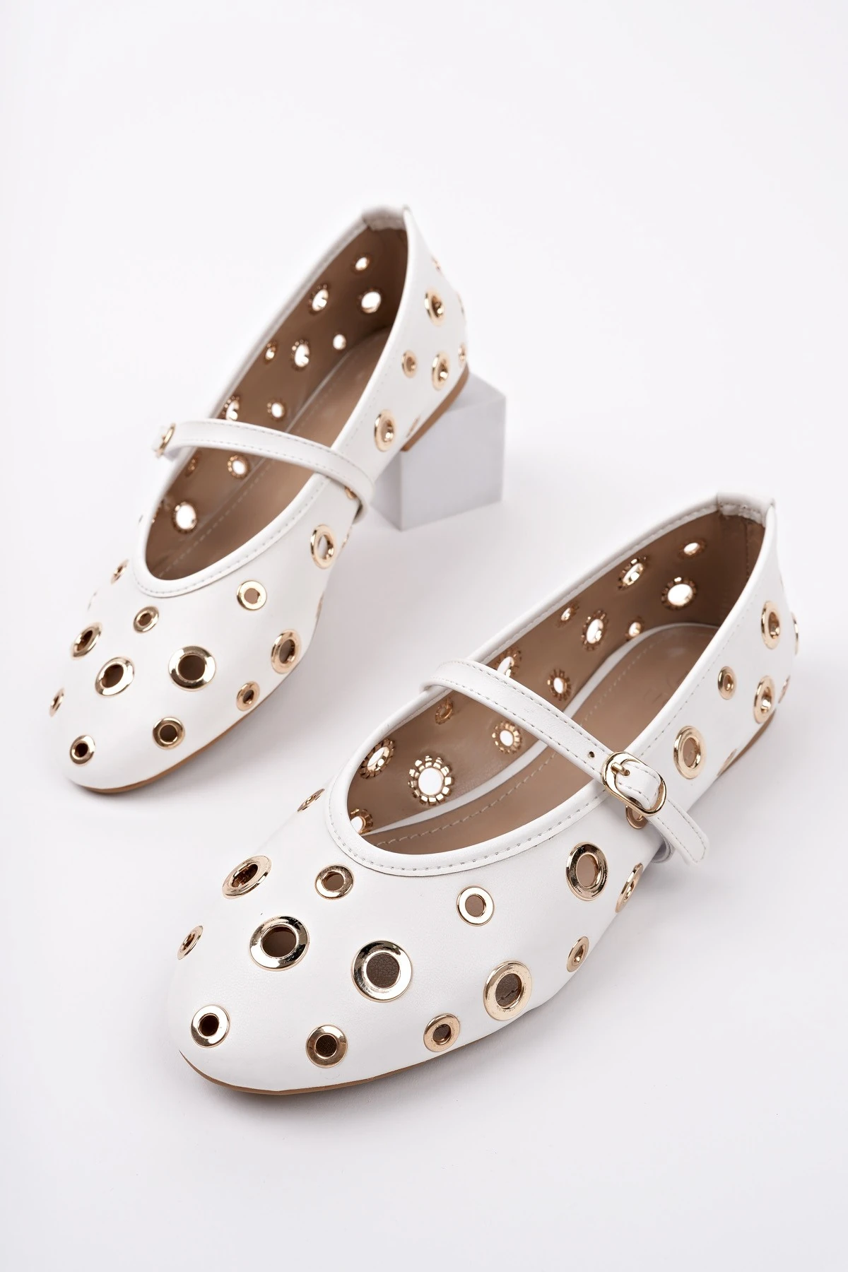 Muggo MİSHA Tek Bant Troklu Günlük Kadın Babet