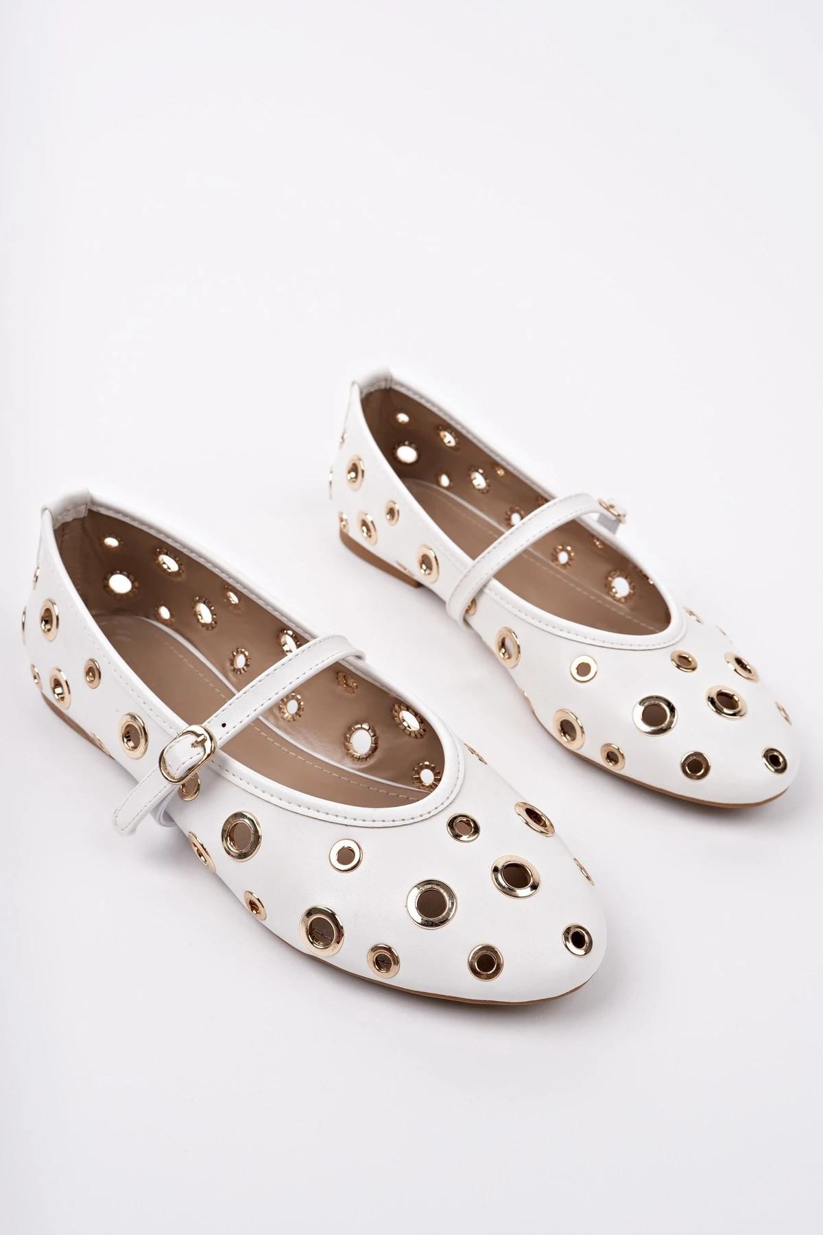 Muggo MİSHA Tek Bant Troklu Günlük Kadın Babet