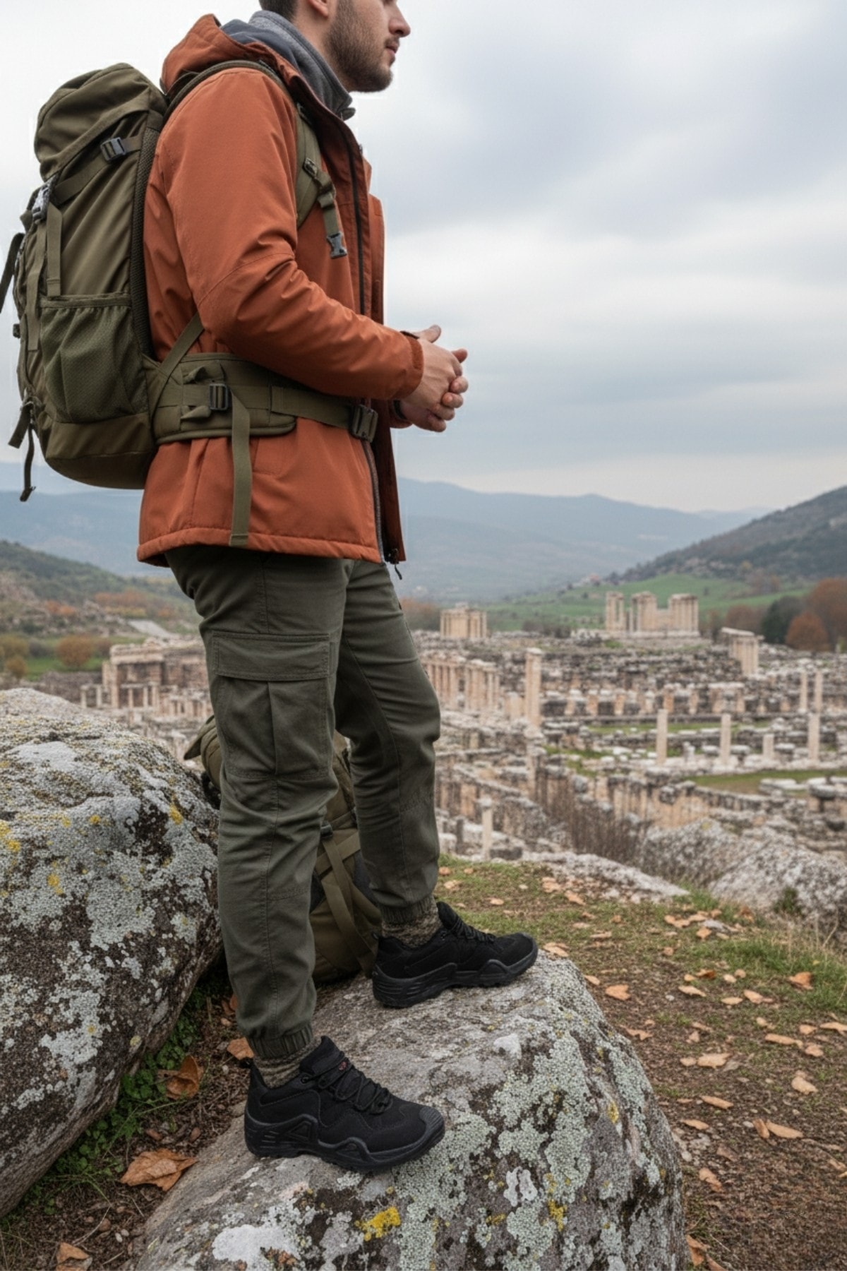 Muggo PİONEER Bağcıklı Trekking ve Günlük Outdoor Erkek Ayakkabı