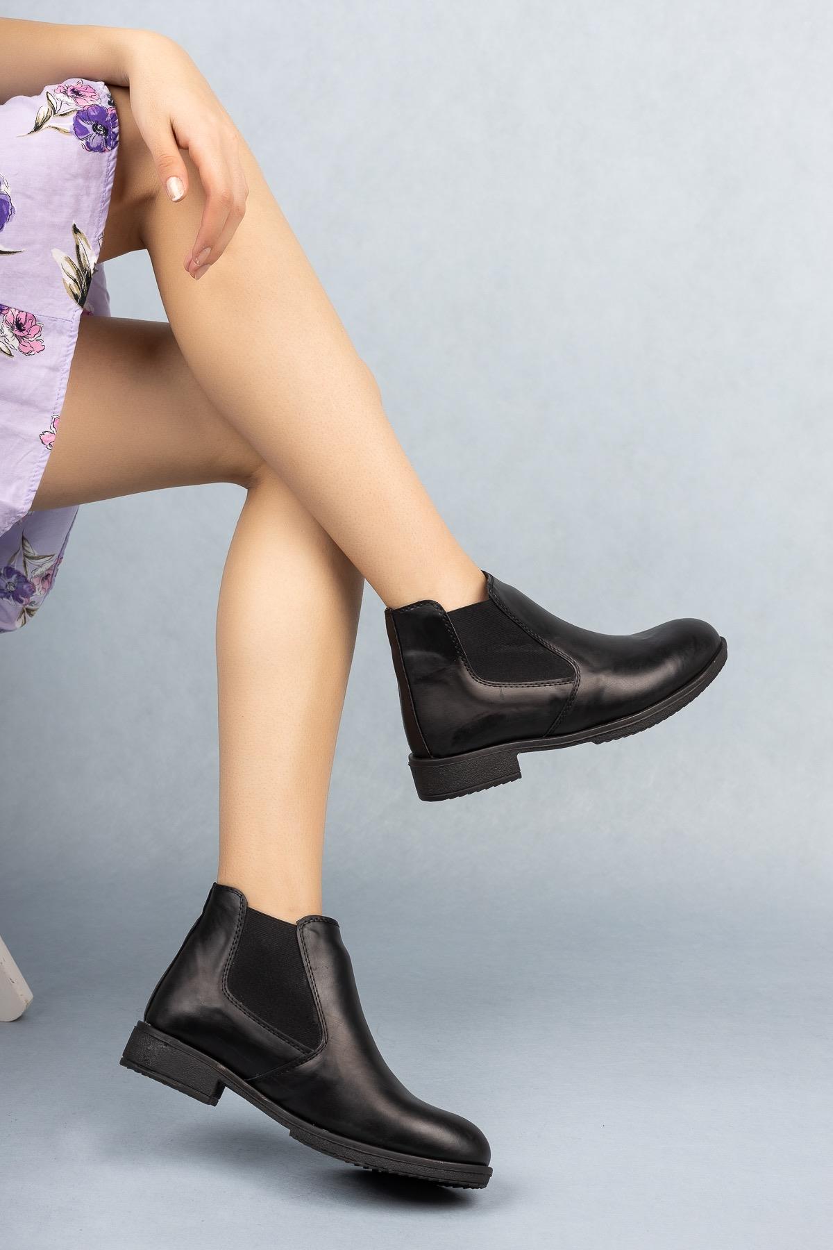 Muggo Angela Garantili Kadın Şık ve Rahat Chelsea Bot