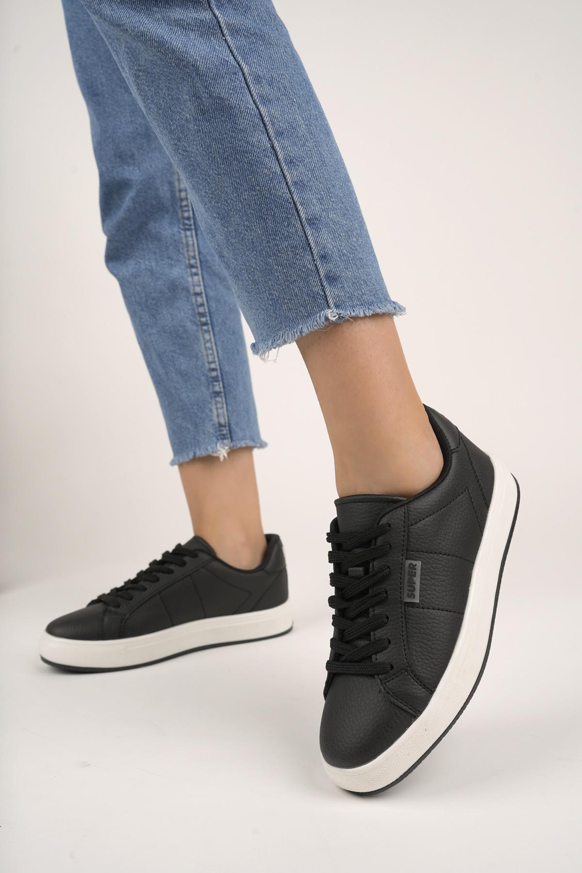 Muggo Harvest Garantili Unisex Bağcıklı Sneaker Spor Ayakkabı