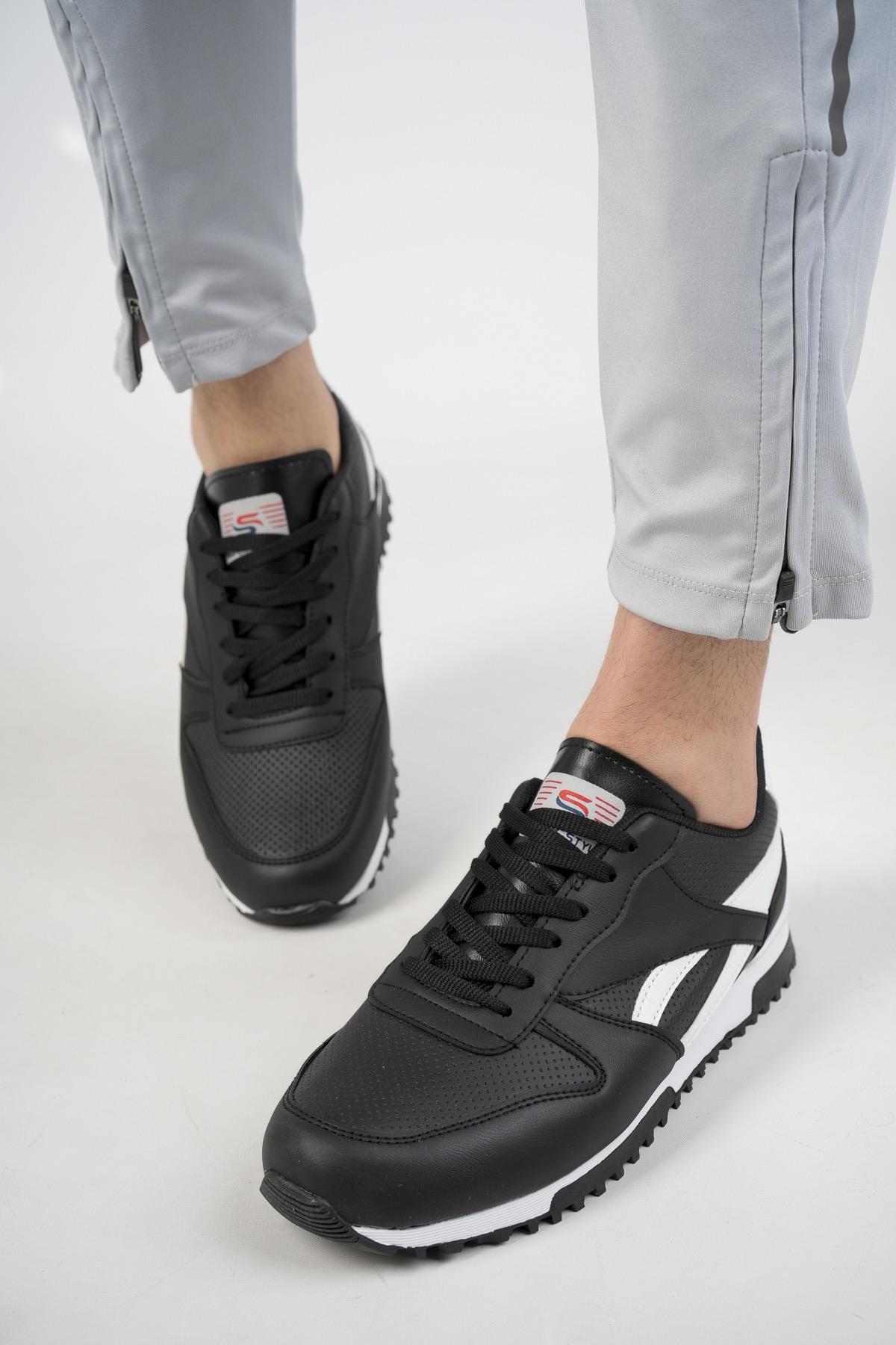 Muggo  BLAKE Unisex Ortopedik Günlük Garantili Yürüyüş Koşu Sneaker Spor Ayakkabı