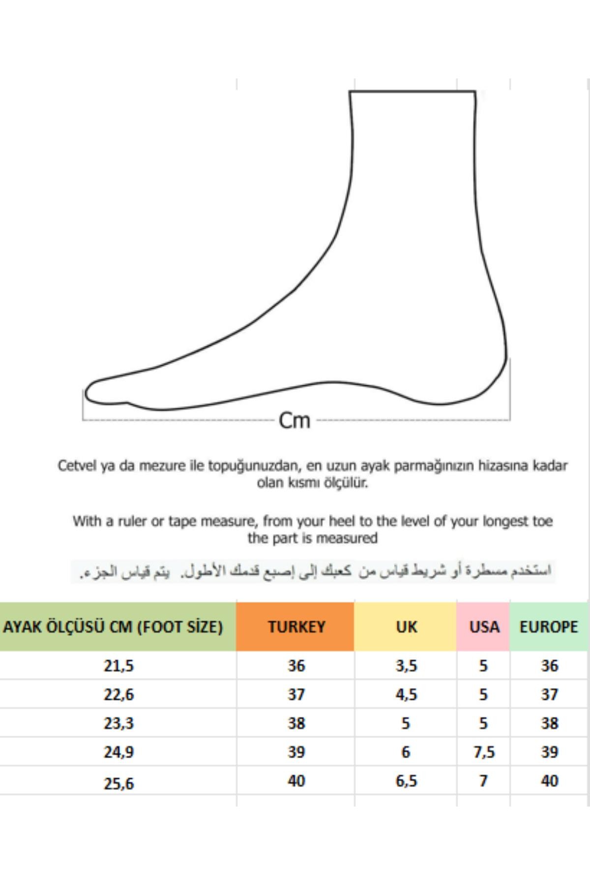 Muggo ARCH Garantili Ortopedik Taban Topuk Dikeni Hakiki Deri Kadın Ayakkabı