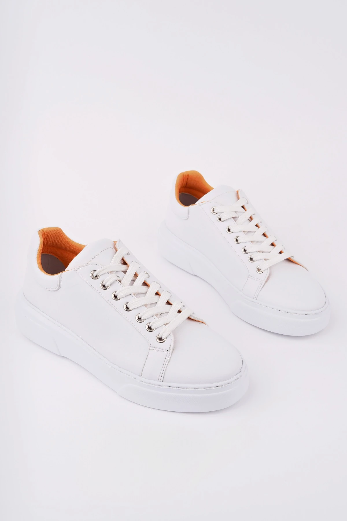 Muggo ZEYN Kalın Taban Bağcıklı Erkek Günlük Sneaker Spor Ayakkabı