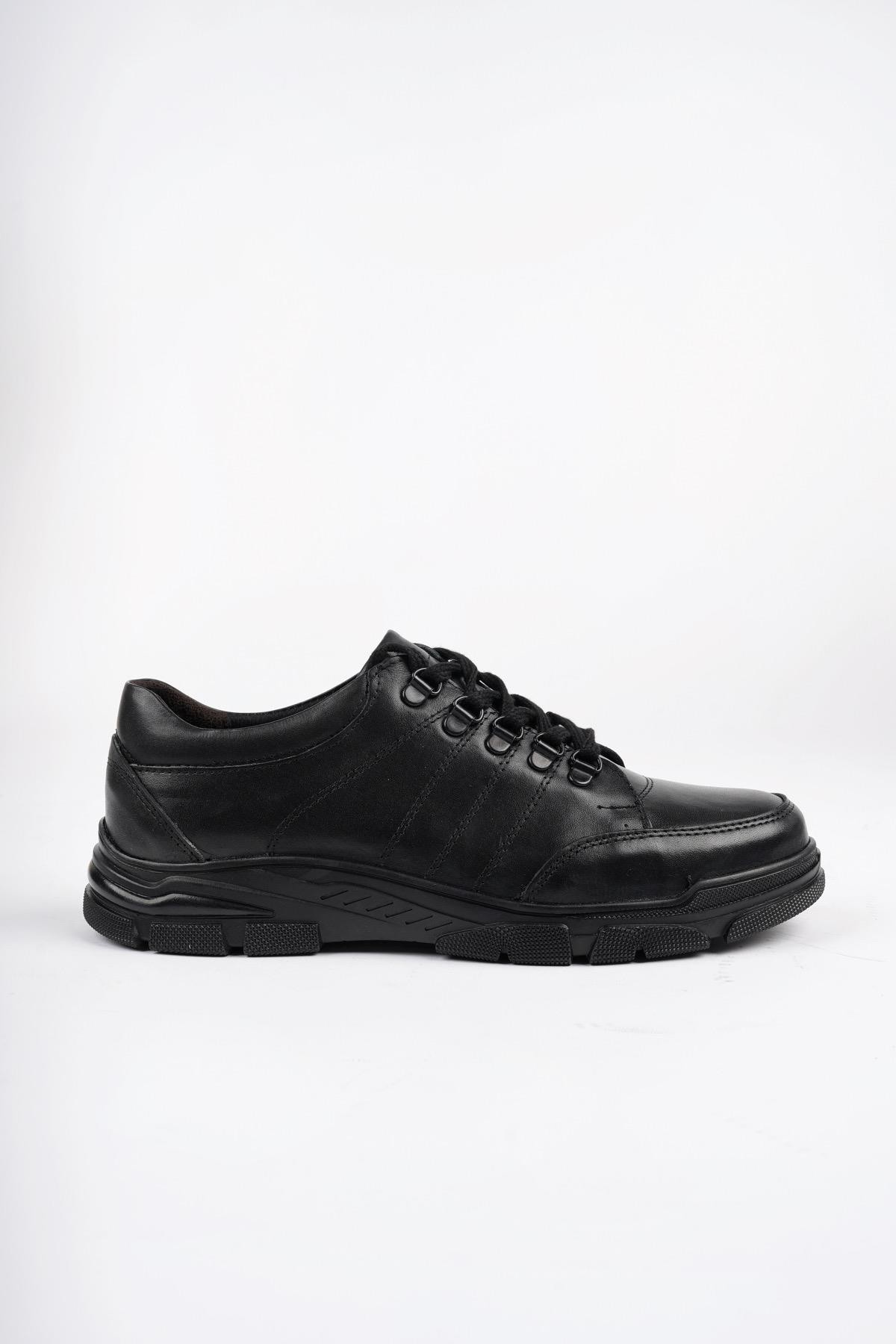 Muggo Harbin Garantili Erkek Günlük Klasik Hakiki Deri Kışlık Casual Ayakkabı