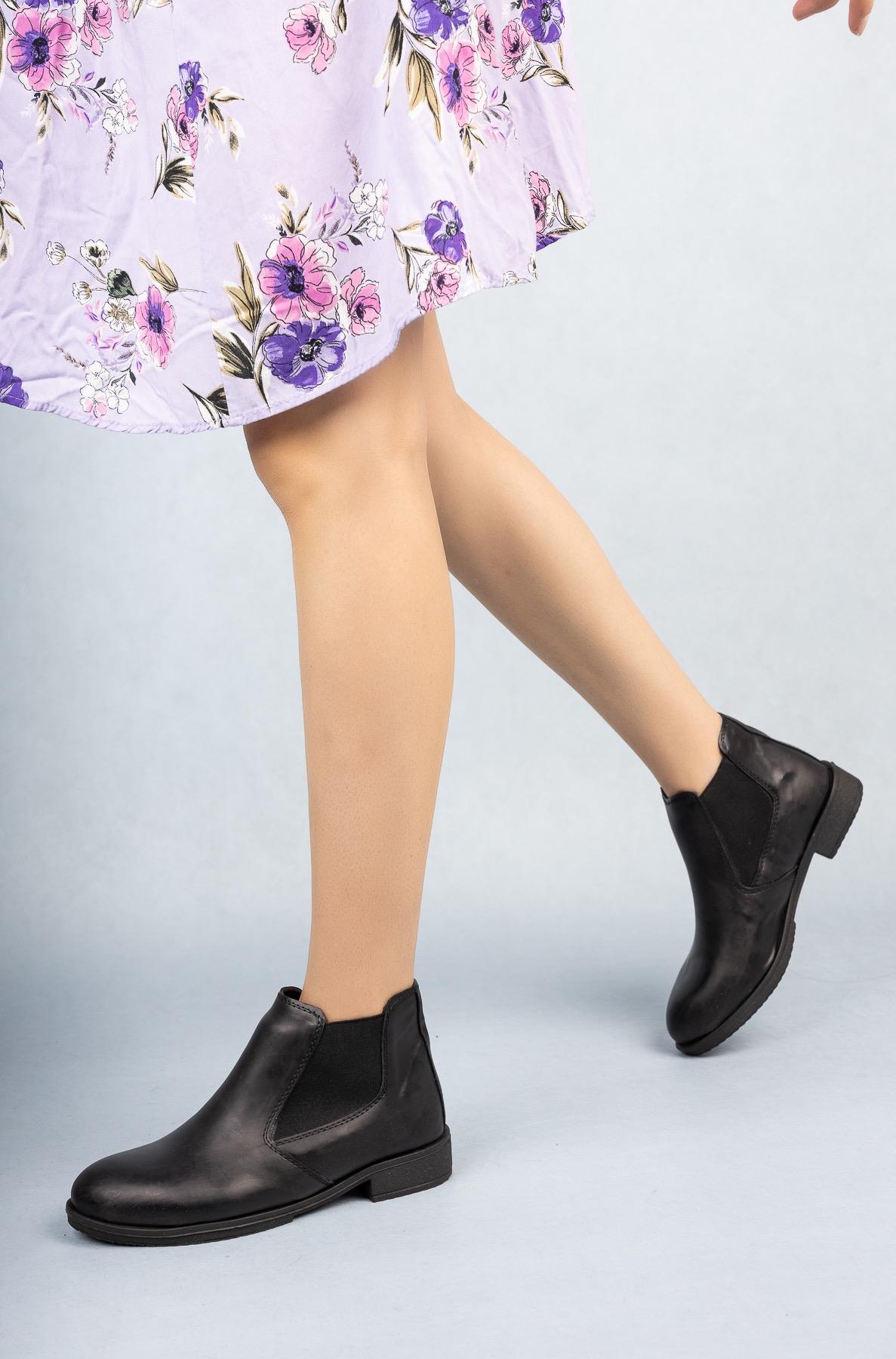 Muggo Angela Garantili Kadın Şık ve Rahat Chelsea Bot