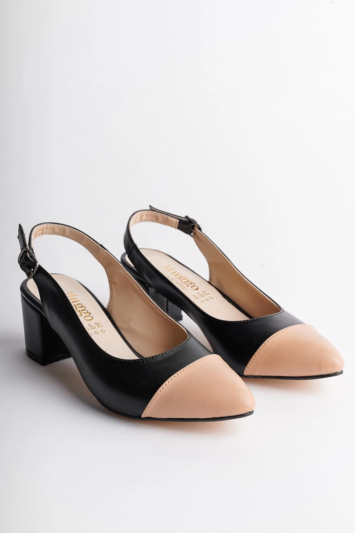 Muggo SHARON Garantili Kadın Günlük Topuklu Ayakkabı