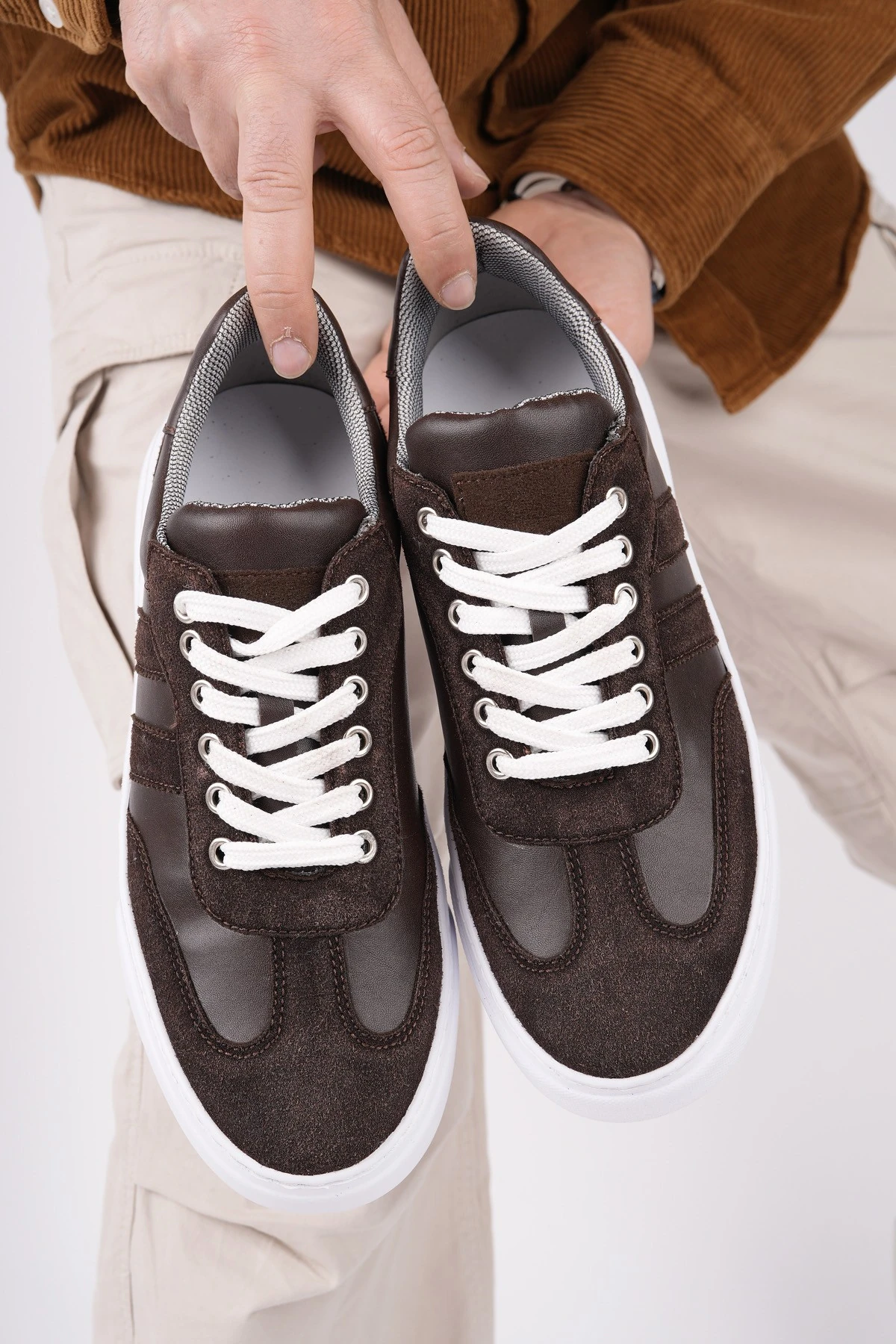 Muggo LOGAN Kalın Taban Bağcıklı Erkek Günlük Sneaker Spor Ayakkabı