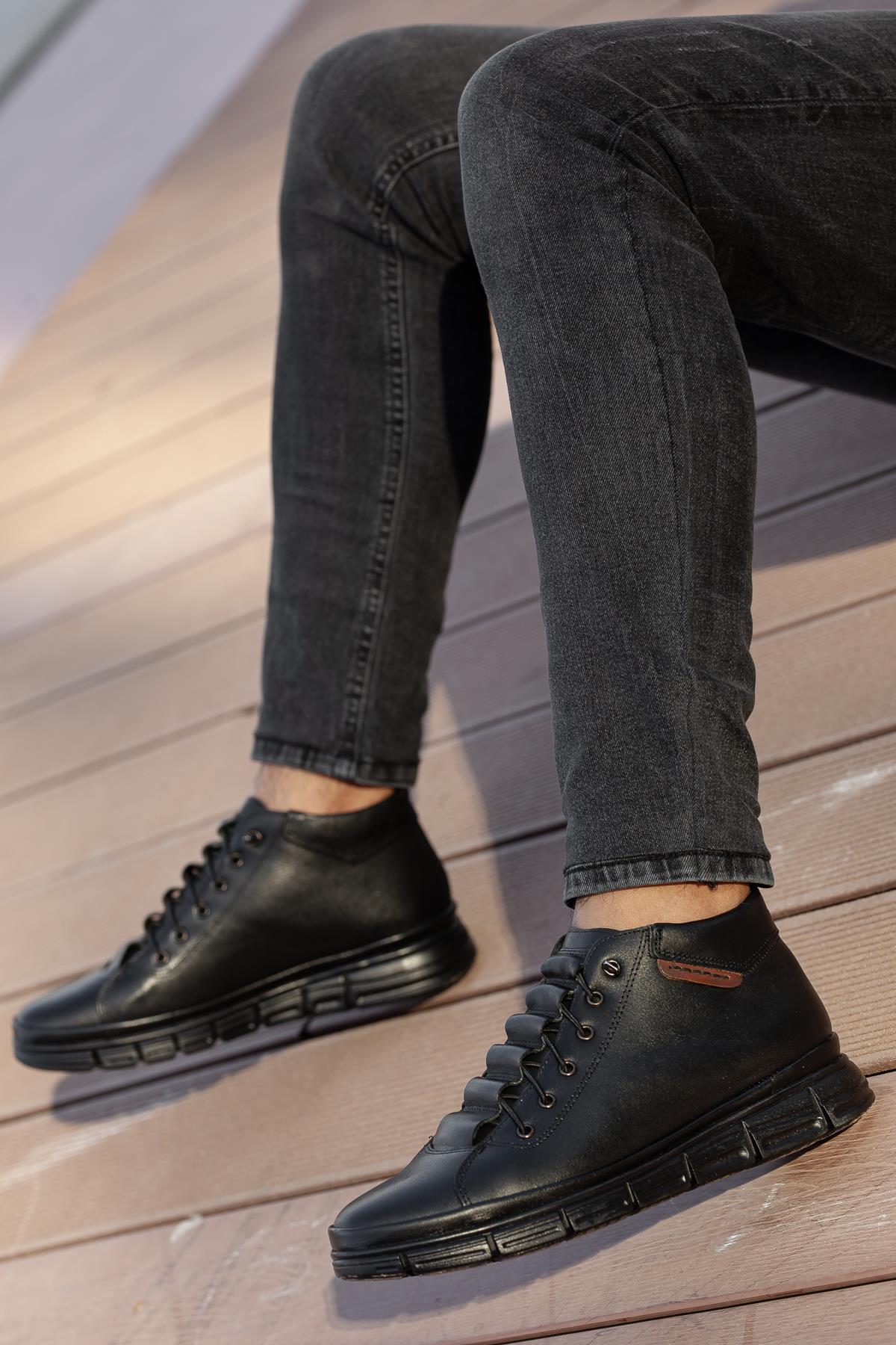 Muggo COSTA Garantili Erkek Hakiki Deri Bot