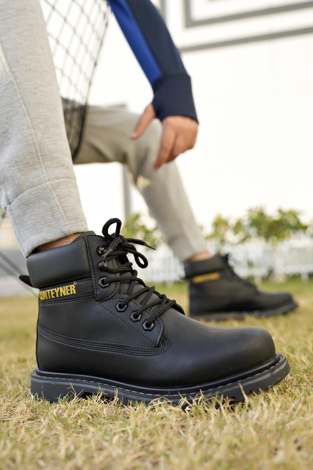 Muggo CATEX Garantili Kaymaz Taban Suya Soğuğa Dayanıklı Unisex Kışlık Bot