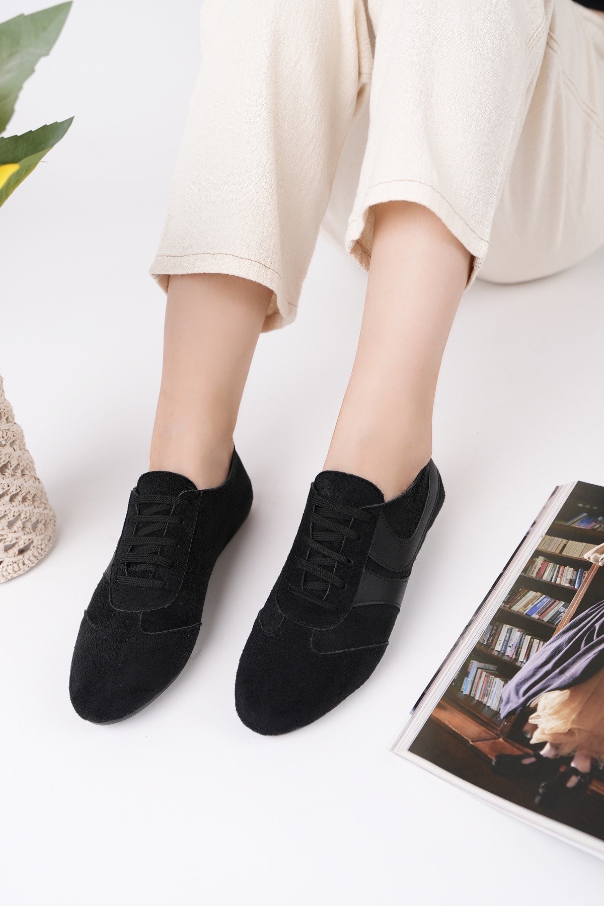 Muggo VİBE Bağcıklı Günlük Kadın Sneaker Spor Ayakkabı