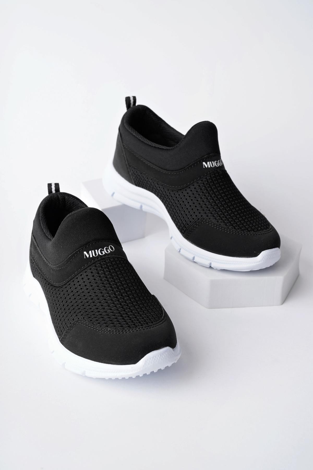 Muggo PİCO Garantili  Unisex Çocuk Bağcıksız Rahat Esnek Günlük Sneaker Spor Ayakkabı