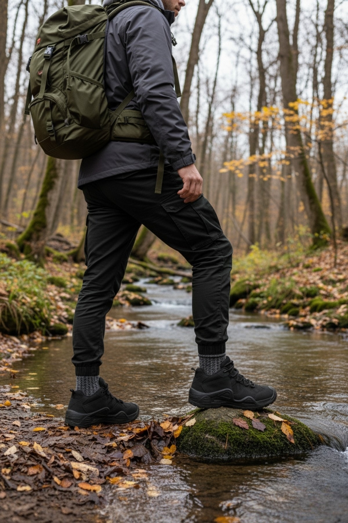 Muggo PİONEER Bağcıklı Trekking ve Günlük Outdoor Erkek Ayakkabı