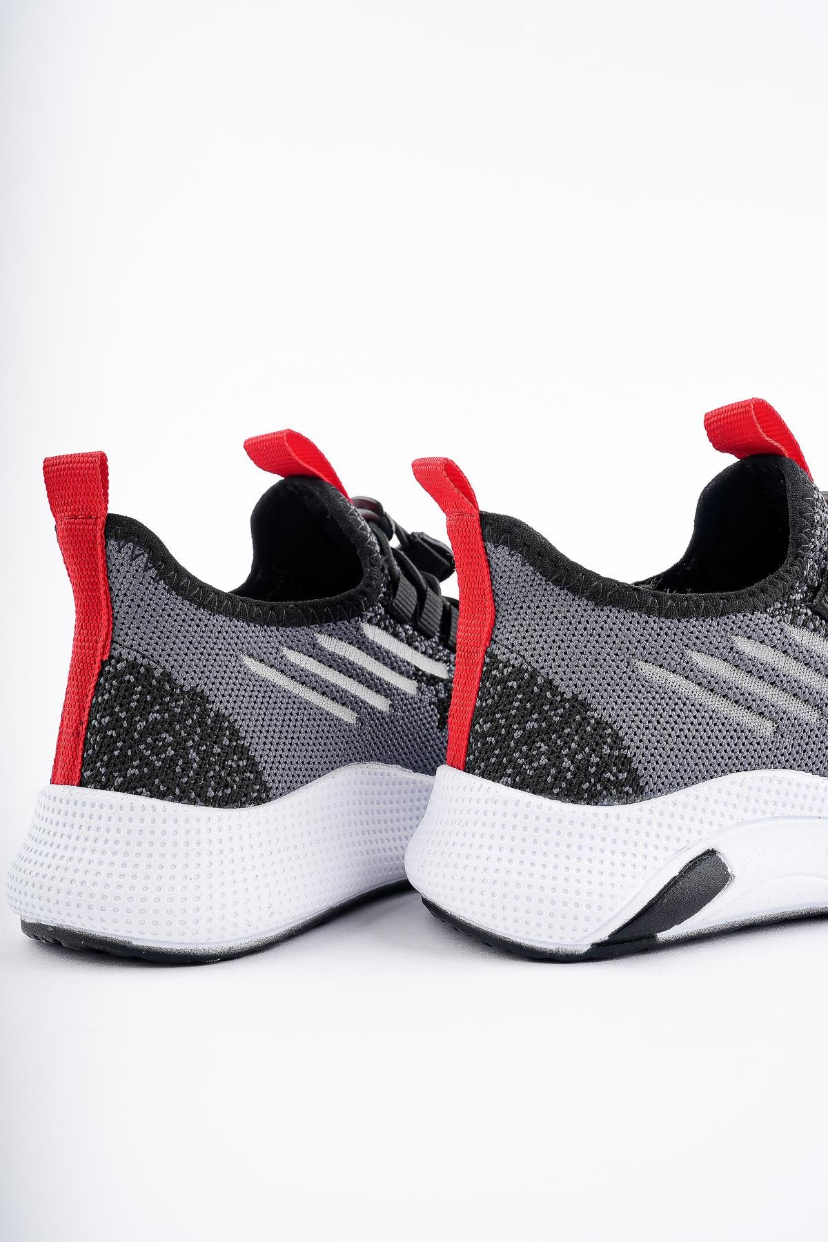 Muggo JETSON Günlük Unisex Çocuk Garantili Bağcıklı Rahat Sneaker Spor Ayakkabı