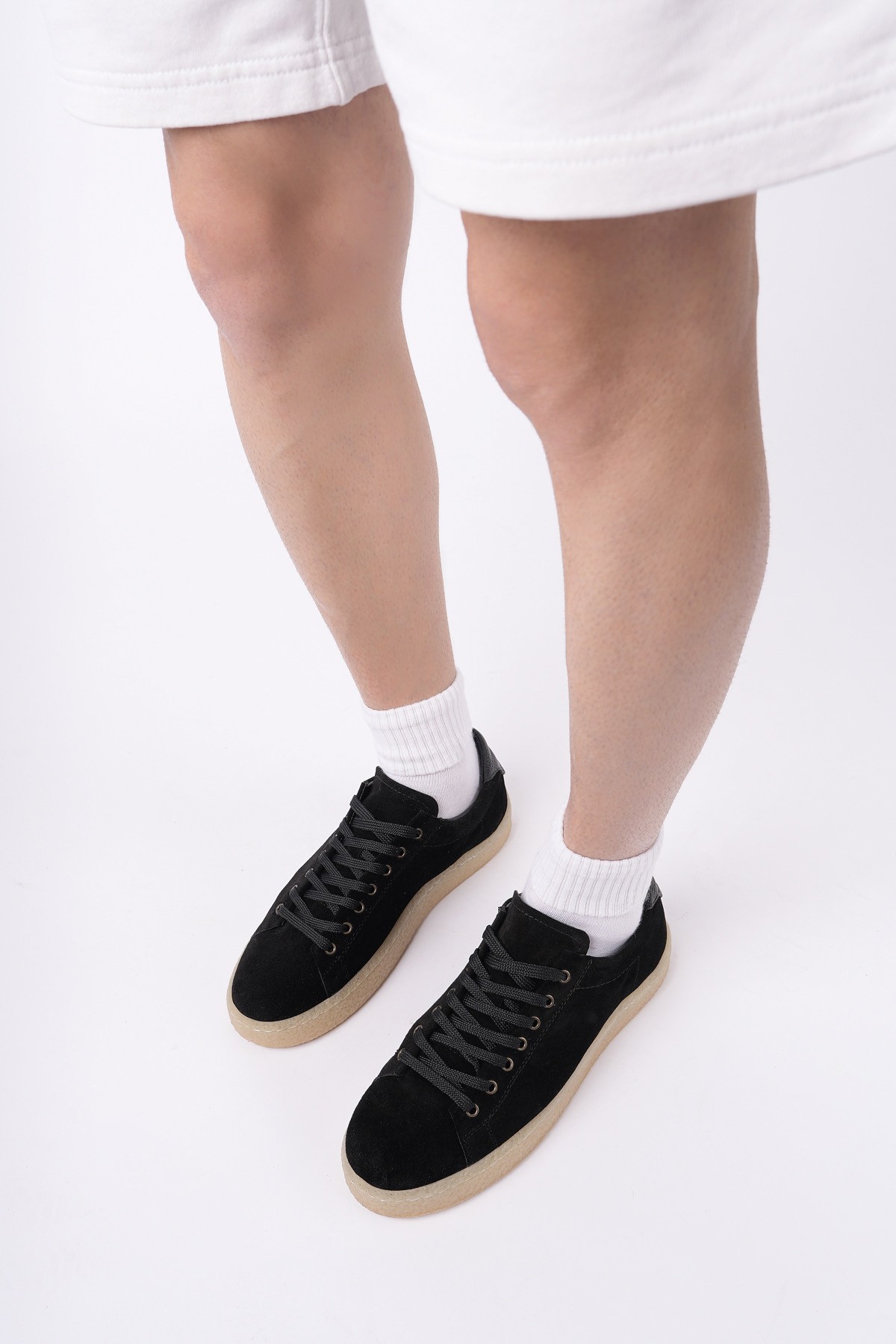 Muggo MİDWAY Bağcıklı Hakiki Deri Erkek Günlük Sneaker Spor Ayakkabı