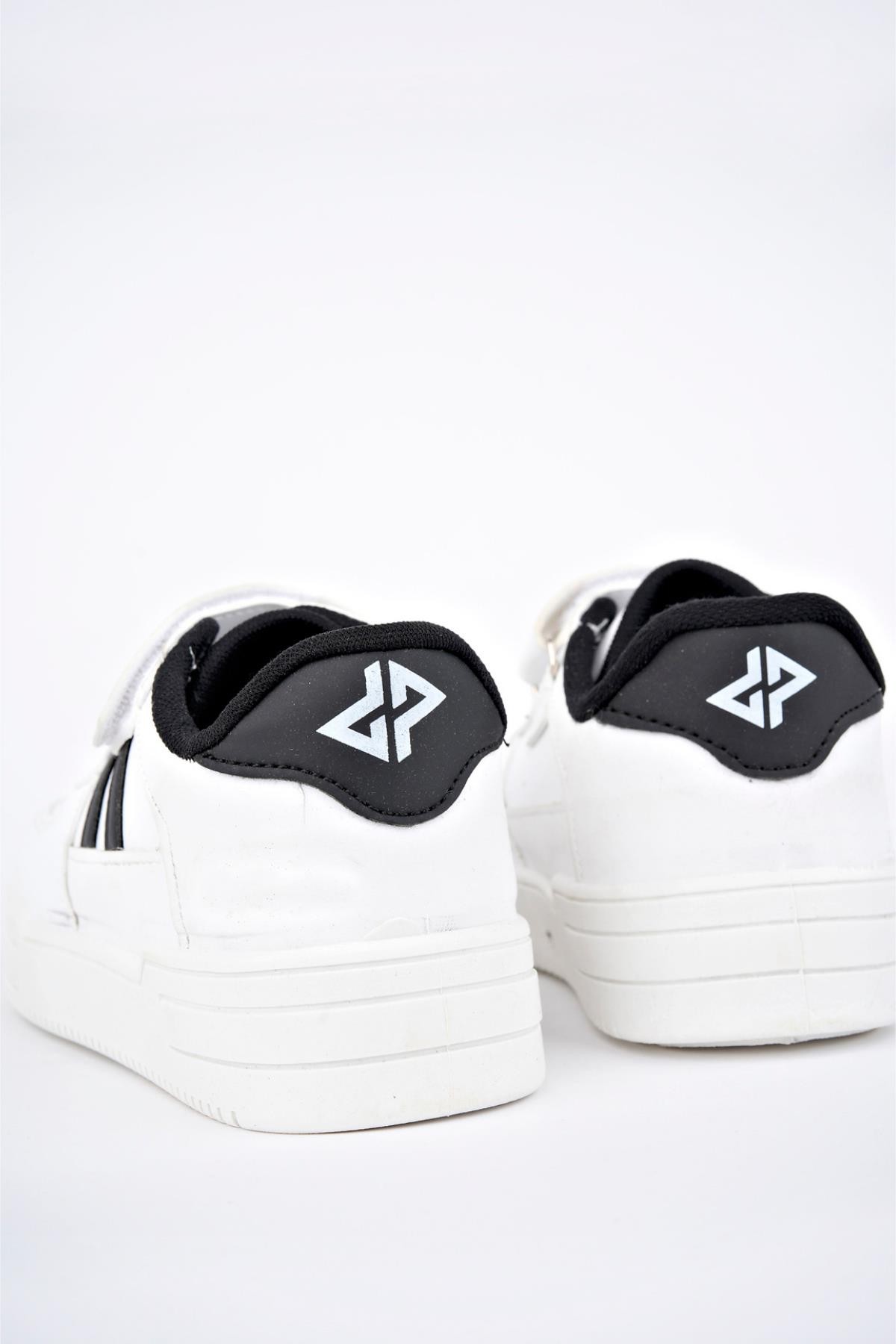 Muggo Jerry Günlük Unisex Çocuk Garantili Lastikli ve Cırtlı Rahat Sneaker Spor Ayakkabı