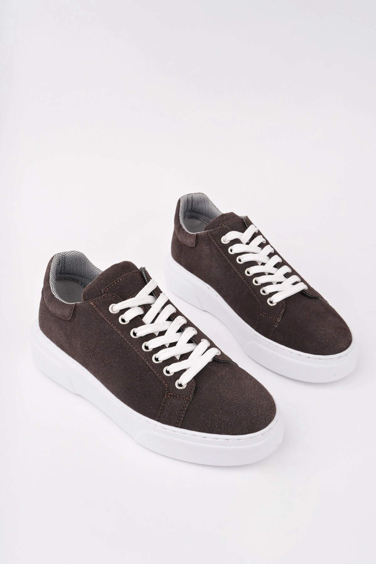 Muggo ZEYN Kalın Taban Bağcıklı Erkek Günlük Sneaker Spor Ayakkabı