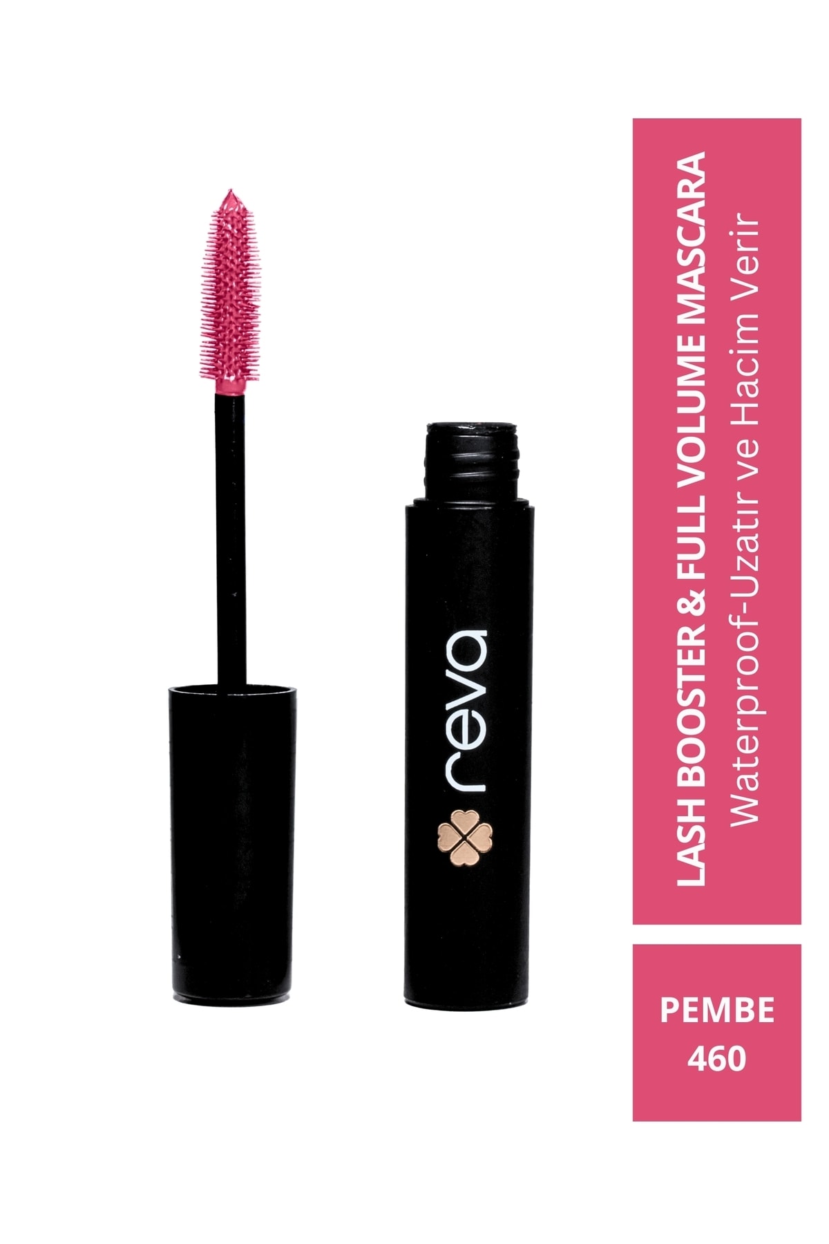 Lash Booster & Full Volume Color Maskara Pink-Tam Hacim & Uzatan Renkli Maskara Pembe 460