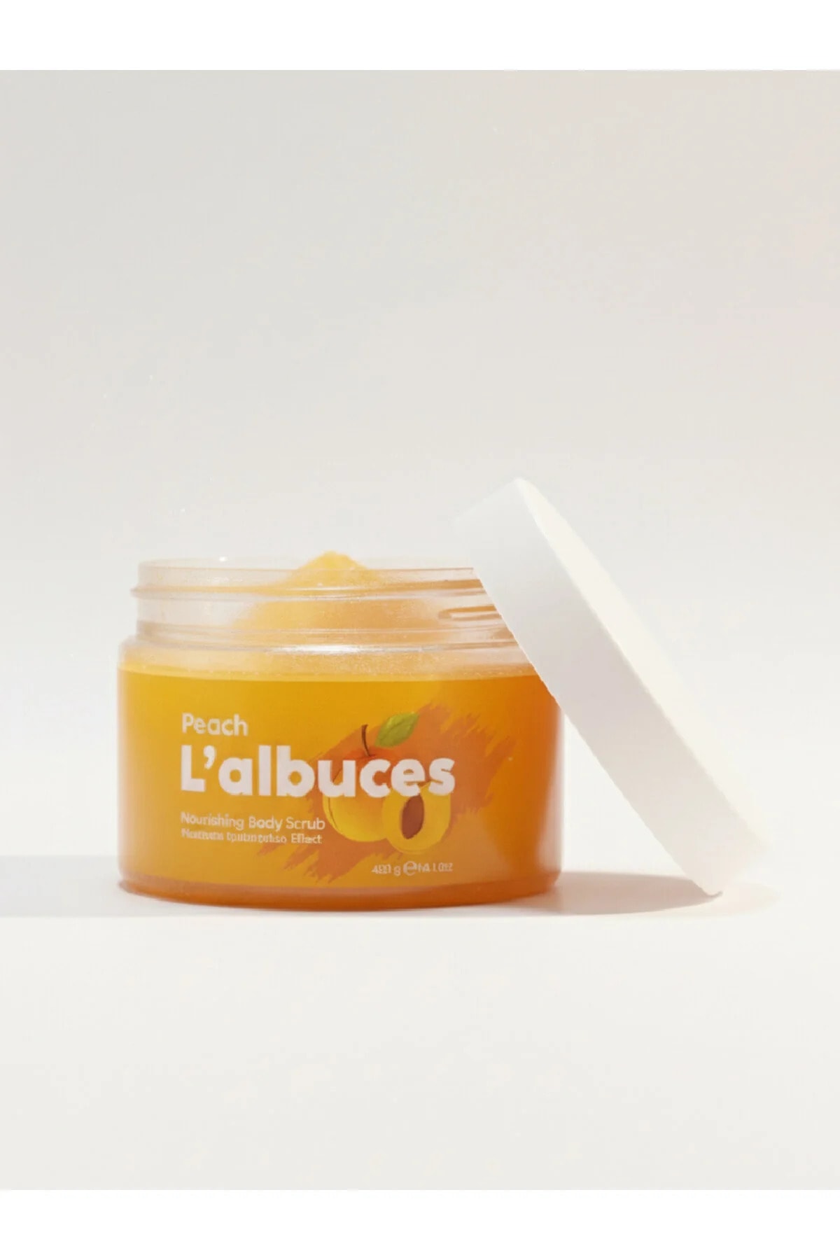 Peach Body Scrub 400gr – Vegan, Clean Ingredients, Peach Scented Smooth Skin Care