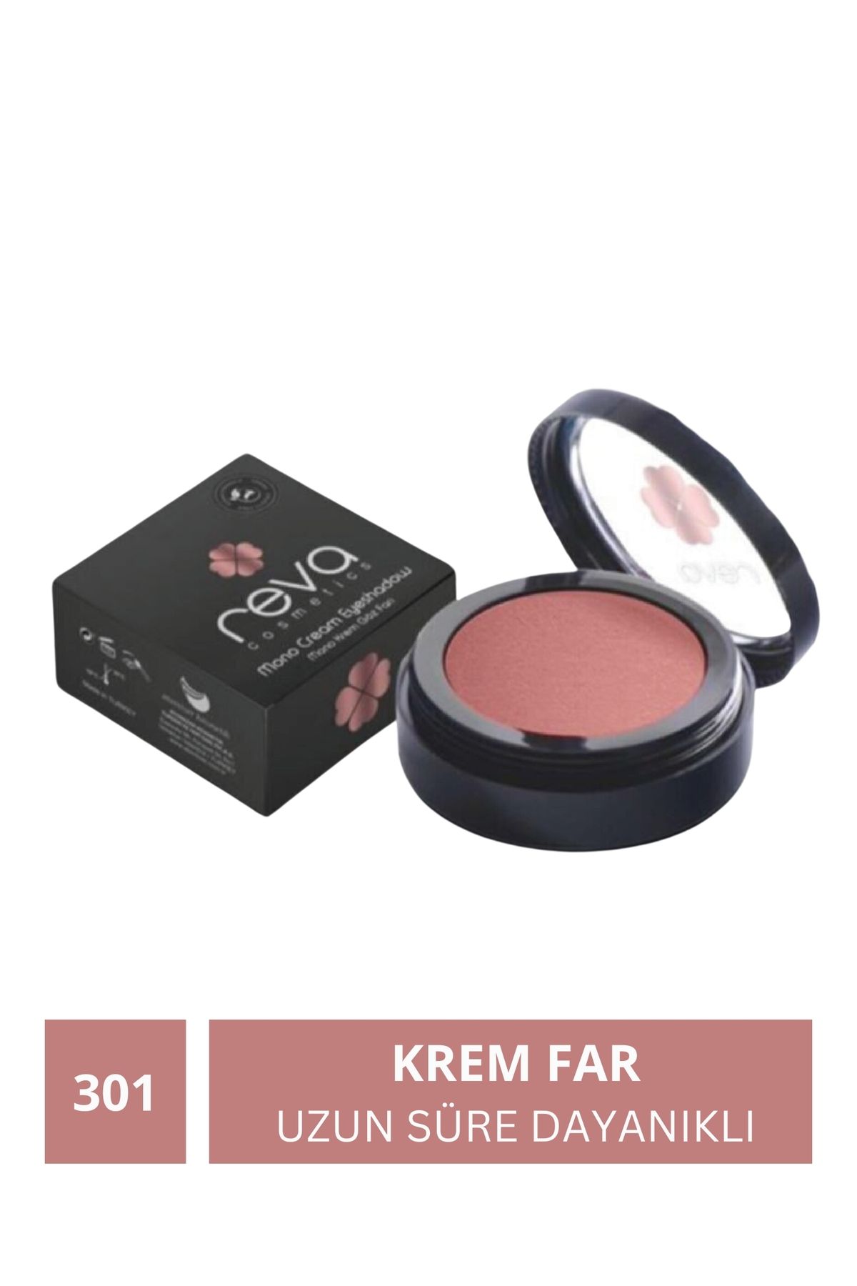 Vegan Krem Göz Farı - No. 301 | Temiz Içerik, Uzun Süre Kalıcı & Mono Cream Eyeshadow