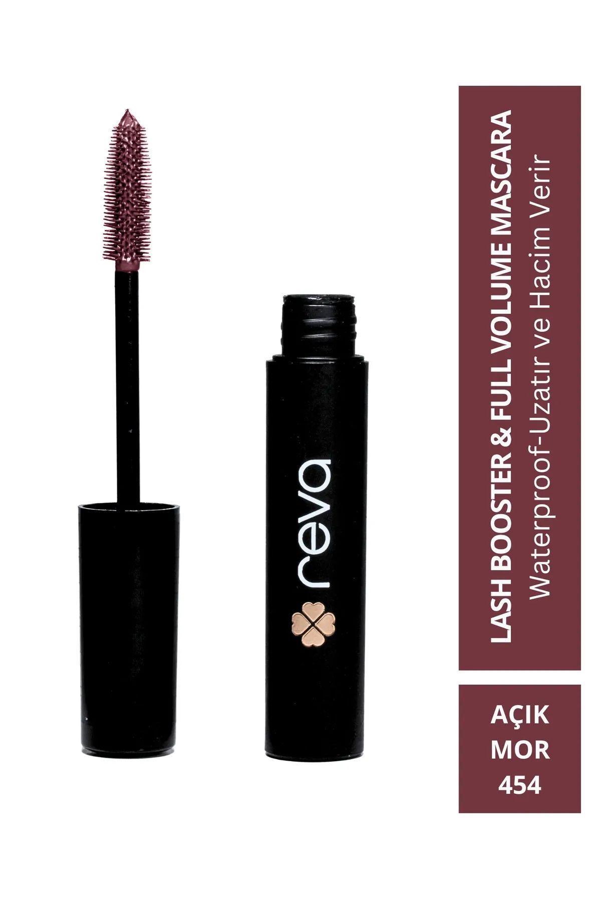 Lash Booster&Full Volume Color Maskara Light Prune-Tam Hacim & Uzatan Renkli Maskara Açık Mor 454