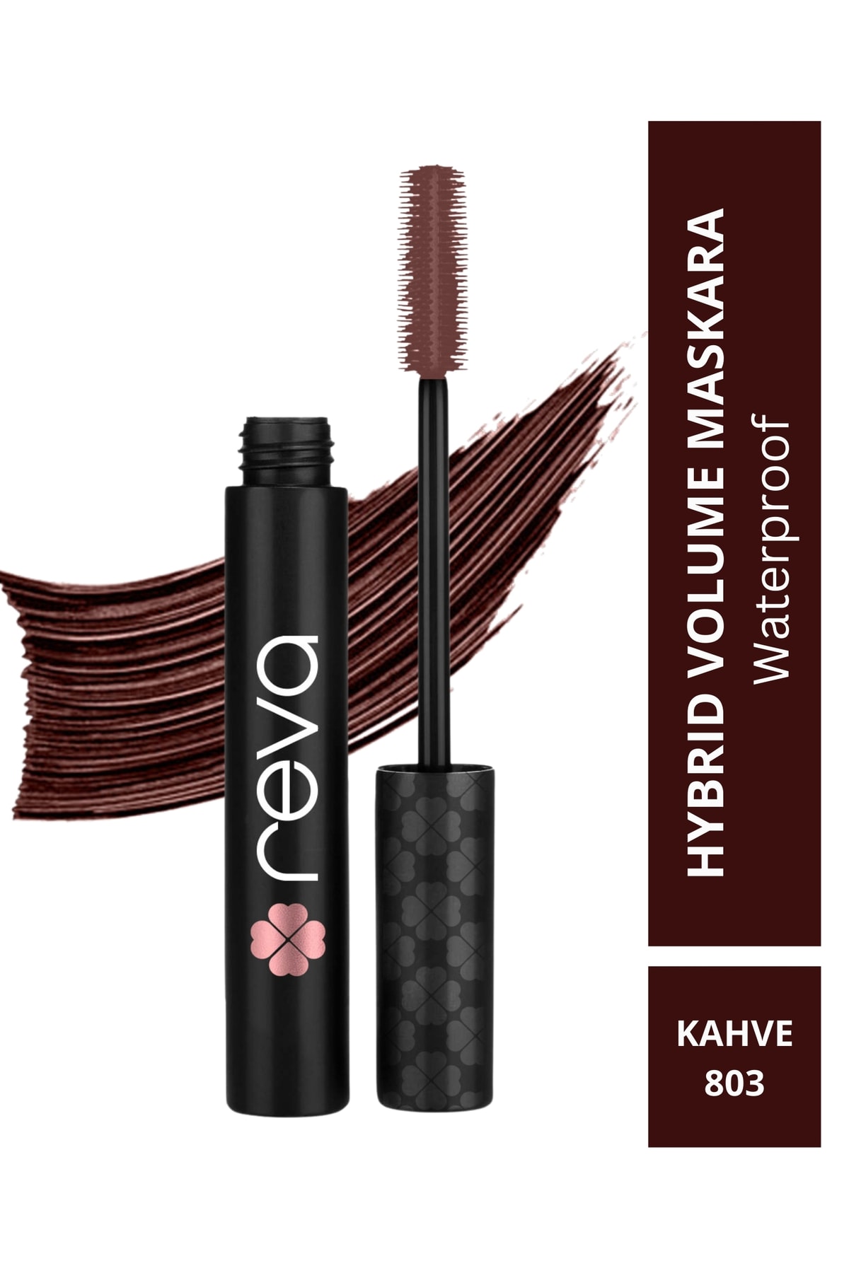 Hacim Veren Hibrit Maskara - Hybrid Volume Mascara Brown - No: 803 - Vegan & Temiz Içerik