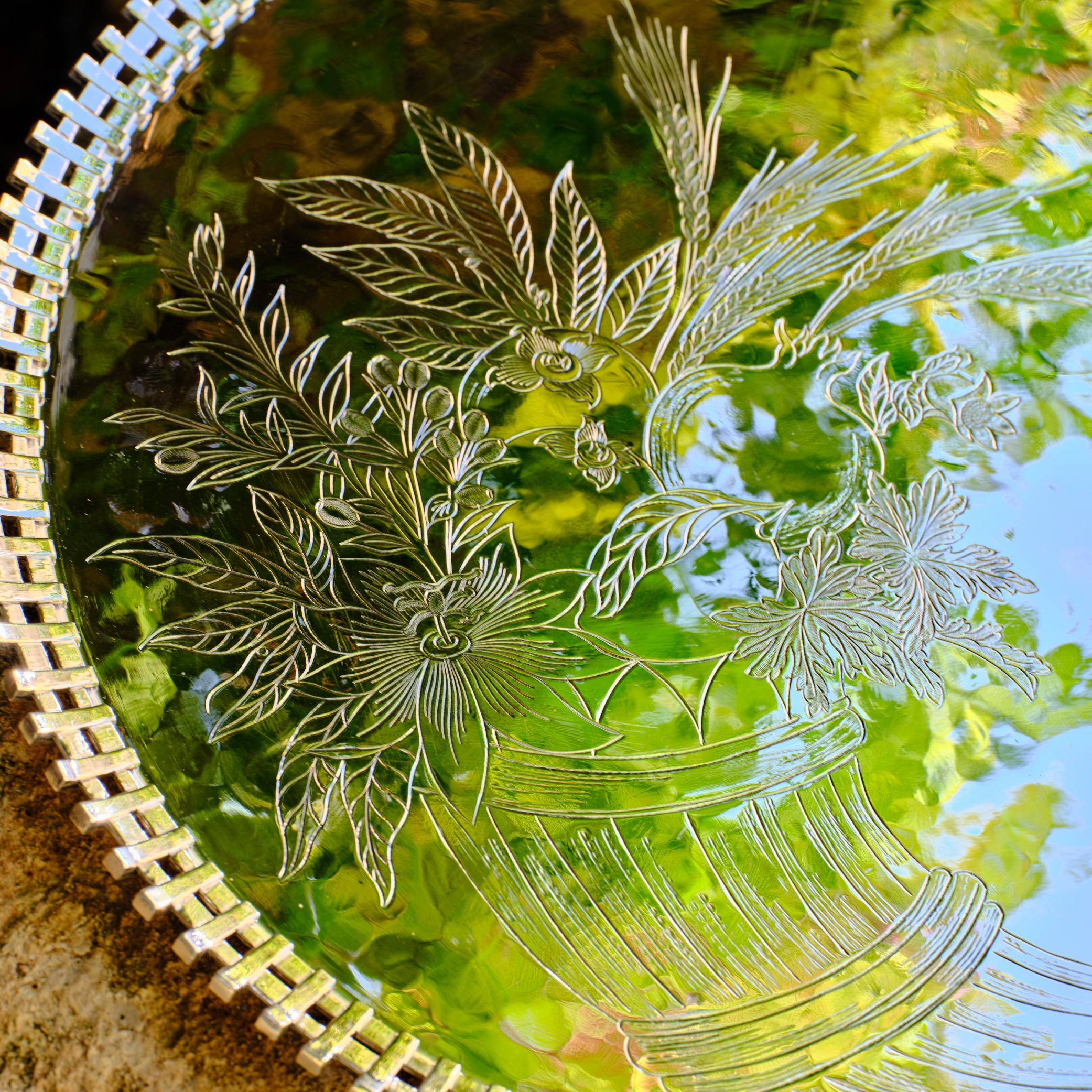 Tyche Cornucopia Silver Tray