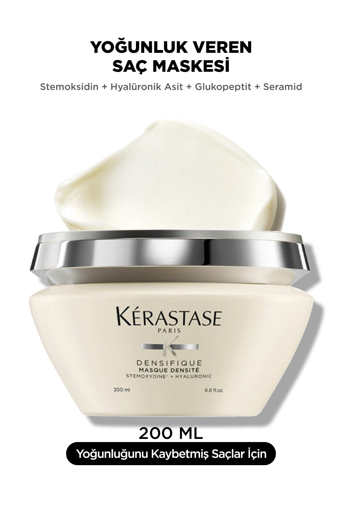 Kerastase Densifique Masque Densité Dolgunluk Ve Esneklik Veren Saç Maskesi 200 ml