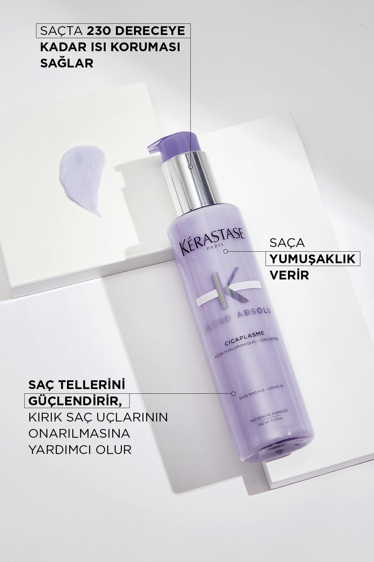 Kerastase Blond Absolu Cicaplasme Sarı Saçlar Için Isıya Karşı Koruyucu Bakım Serumu 150 ml