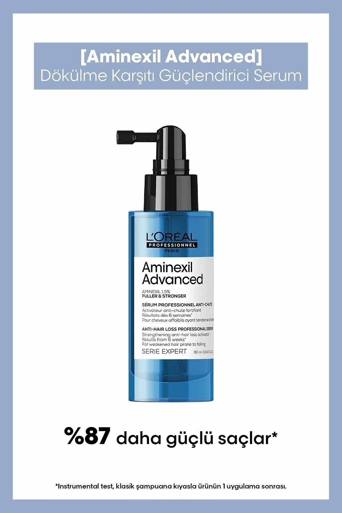 L'oreal Professionnel Serie Expert Aminexil Advanced Daha Gür & Daha Güçlü Saçlar Için Dökülme Karşıtı Serum 90 ml