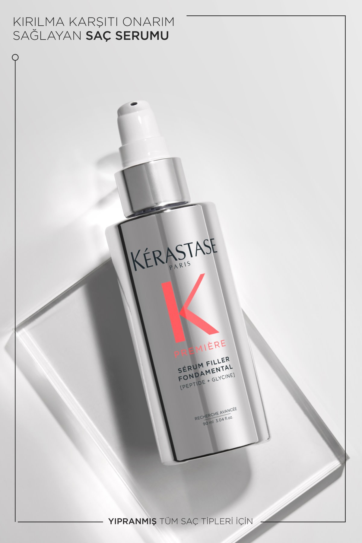 Kerastase Premiere Serum Filler Fondamental Elektriklenme Karşıtı Onarım Sağlayan Saç Serumu 90 ml