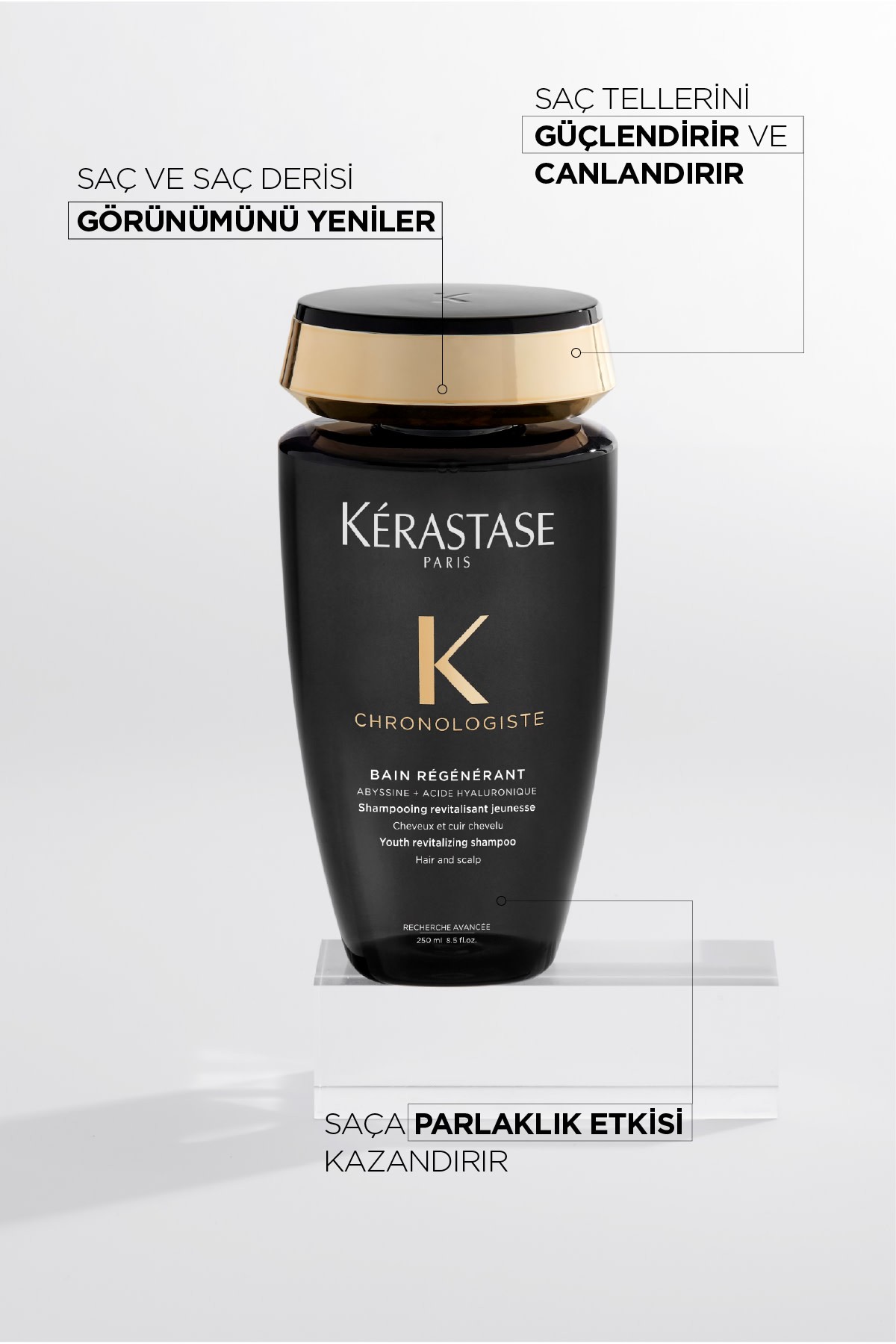 Kerastase Chronologiste Bain Régénérant Nemlendirici ve Yenileyici Saç Bakım Şampuan  250 ml