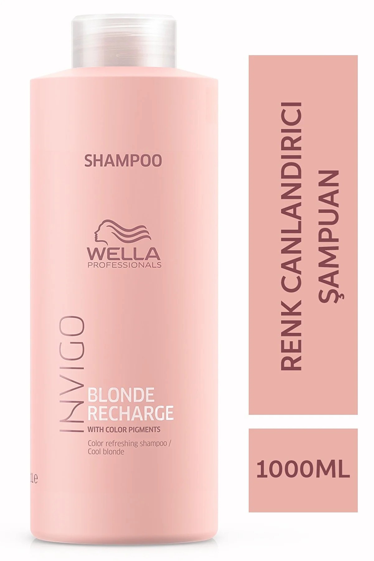 Wella Invigo Blonde Recharge Doğal veya Renkli Sarı Saçların Turunculaşmasını Önleyici Mor -Silver Şampuan 1000 ml