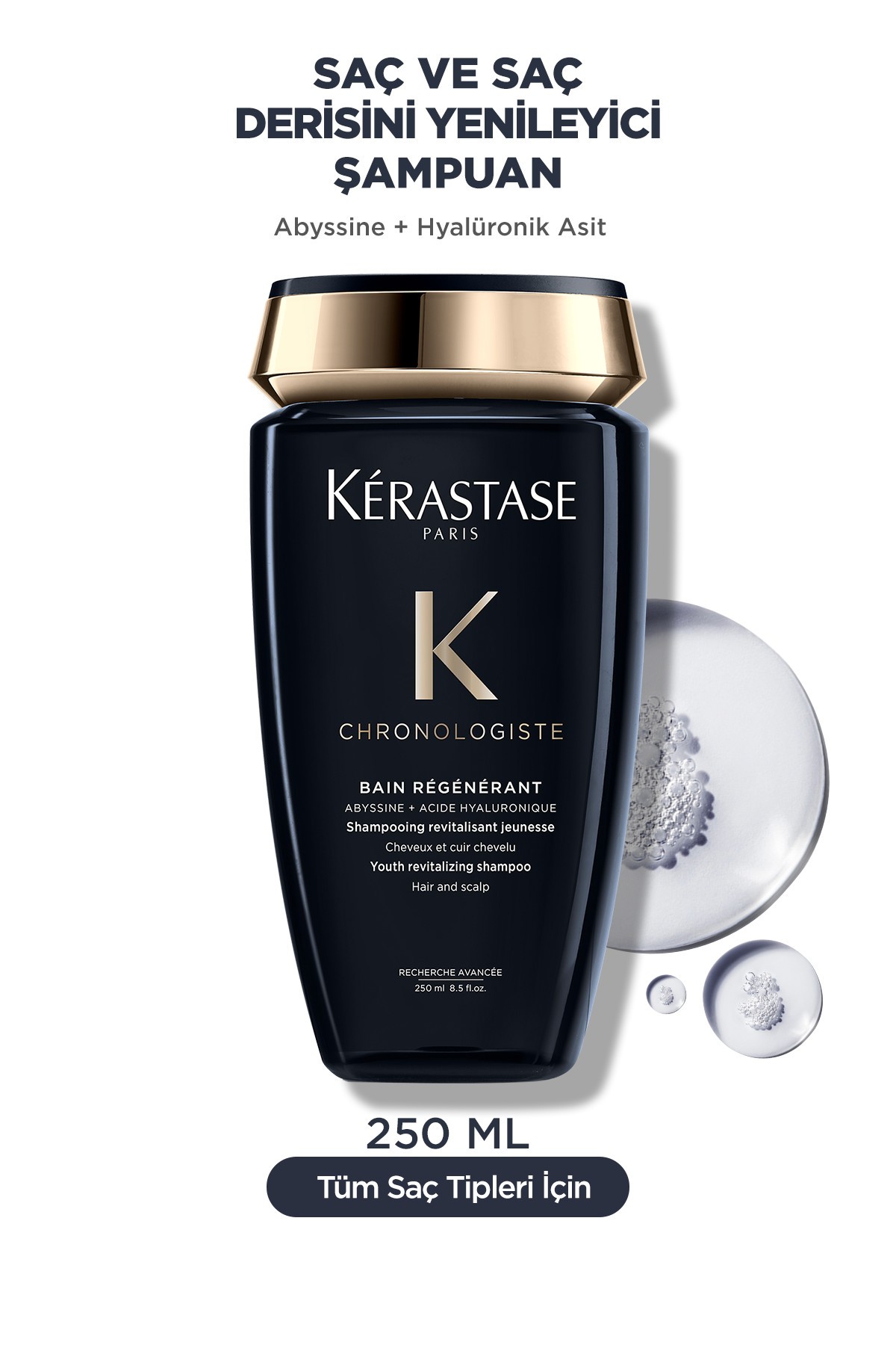 Kerastase Chronologiste Bain Régénérant Nemlendirici ve Yenileyici Saç Bakım Şampuan  250 ml