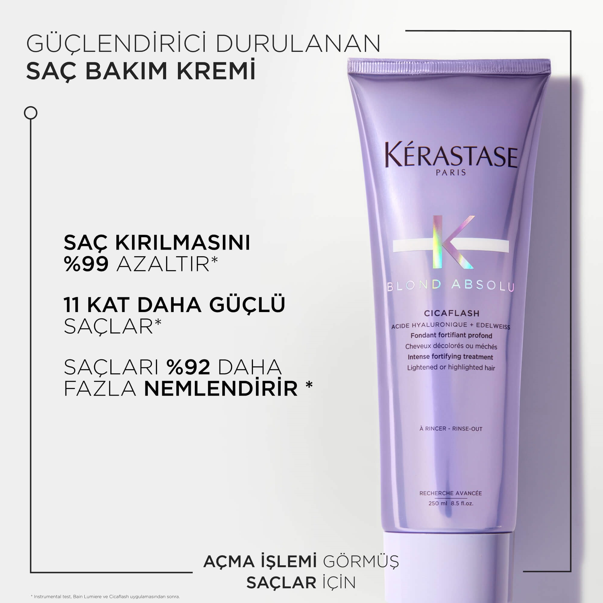 Kerastase Blond Absolu Blond Absolu Hassaslaşmış saçları güçlendirici Saç Bakım Seti 2'li