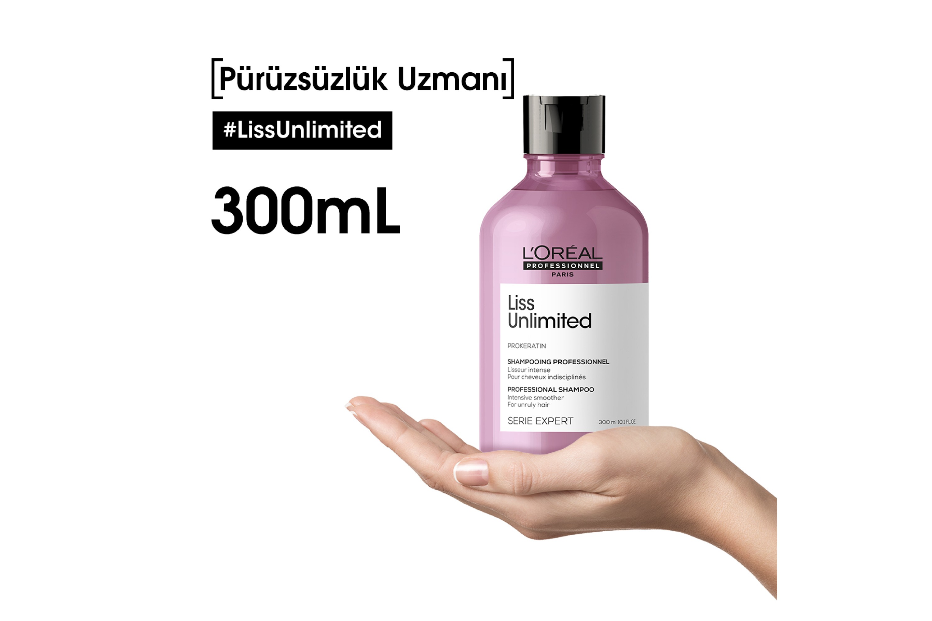 L'oreal Professionnel Serie Expert Liss Unlimited Elektriklenme Karşıtı Ve Yoğun Yumuşaklık Veren Şampuan 300 ml