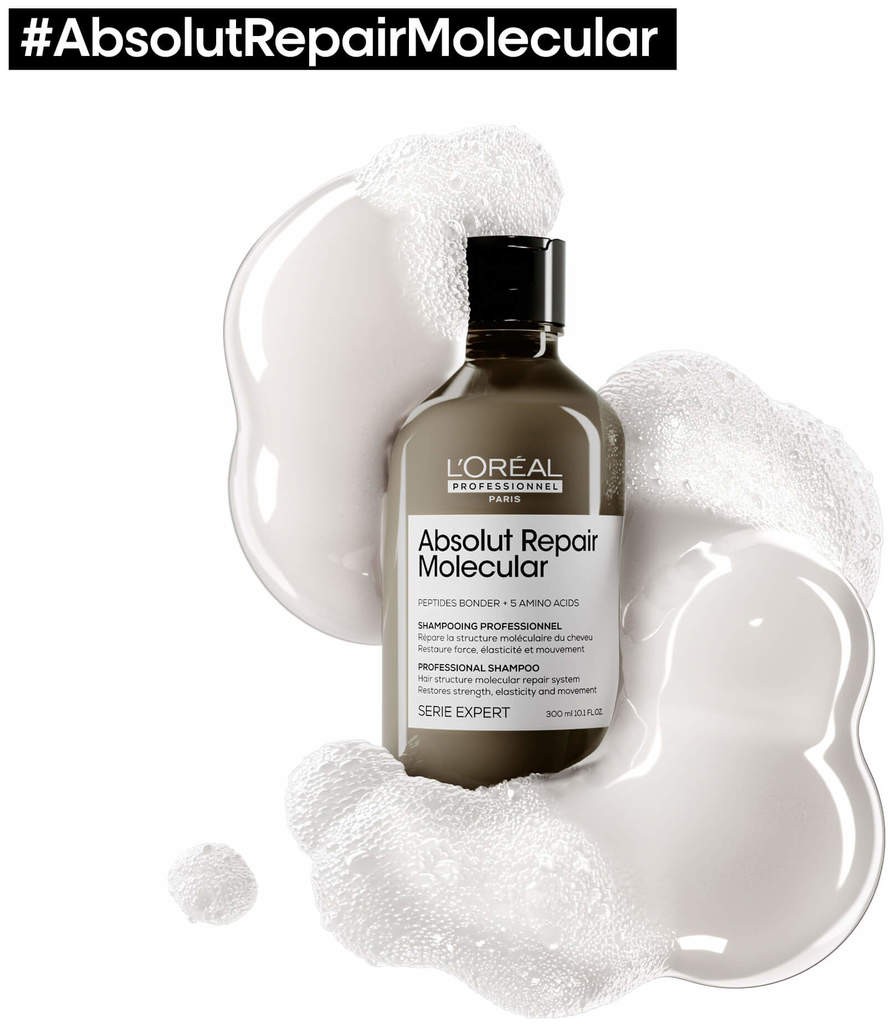 L'oreal Professionnel Serie Expert Absolut Repair Molecular Tüm Yıpranmış Saçlar İçin Arındırıcı Şampuan 300ml