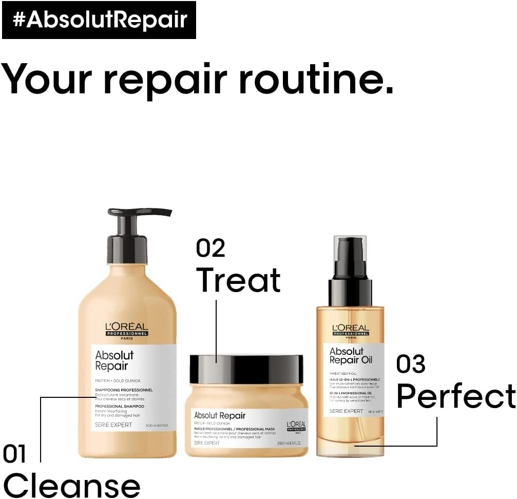 L'oreal Professionnel Serie Expert Absolut Repair Yıpranmış Saçlar Için Onarıcı Şampuan 500ml