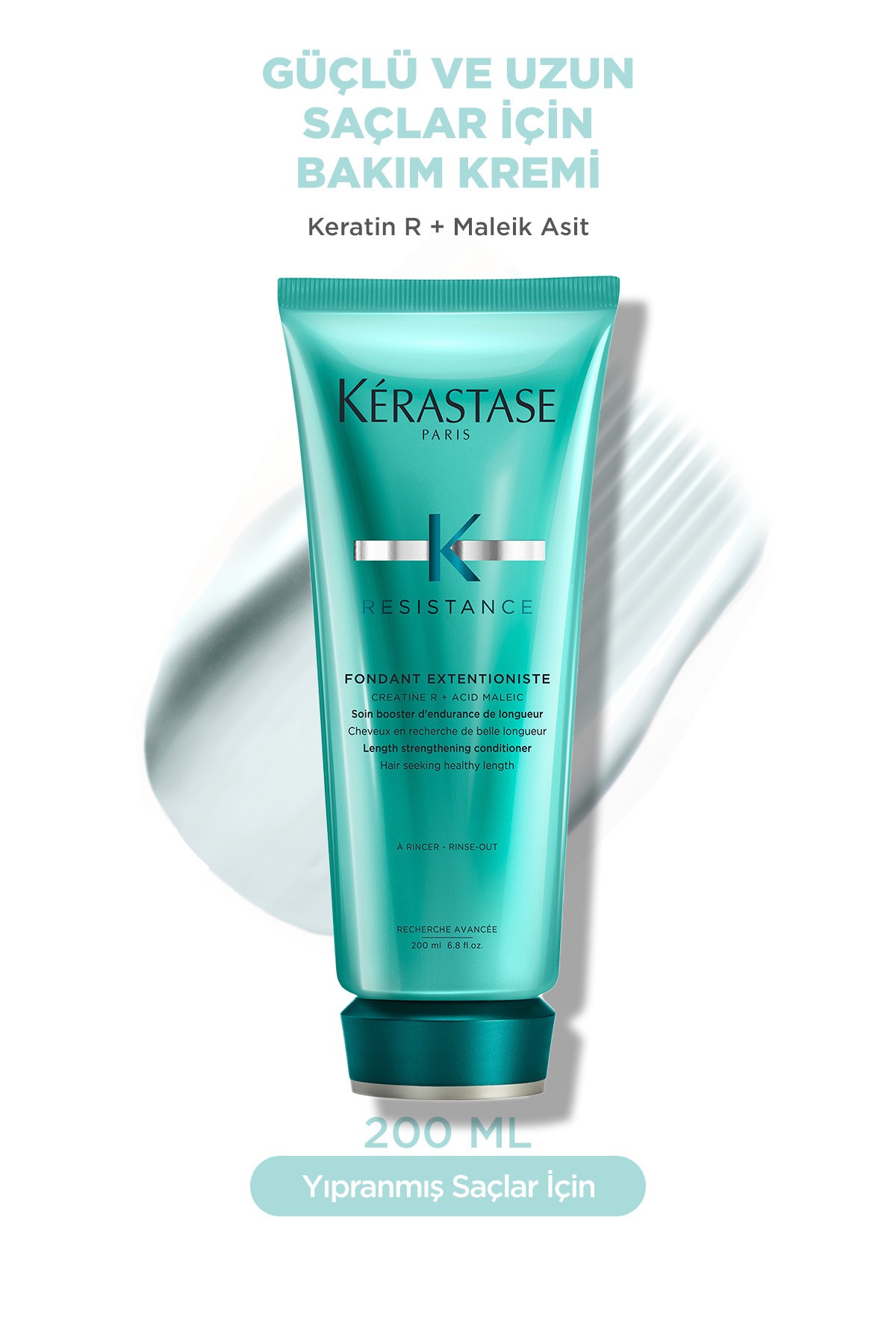 Kerastase Resistance Fondant Extentioniste Daha Uzun Ve Güçlü Saçlar Için Onarıcı Bakım Kremi 200 ml