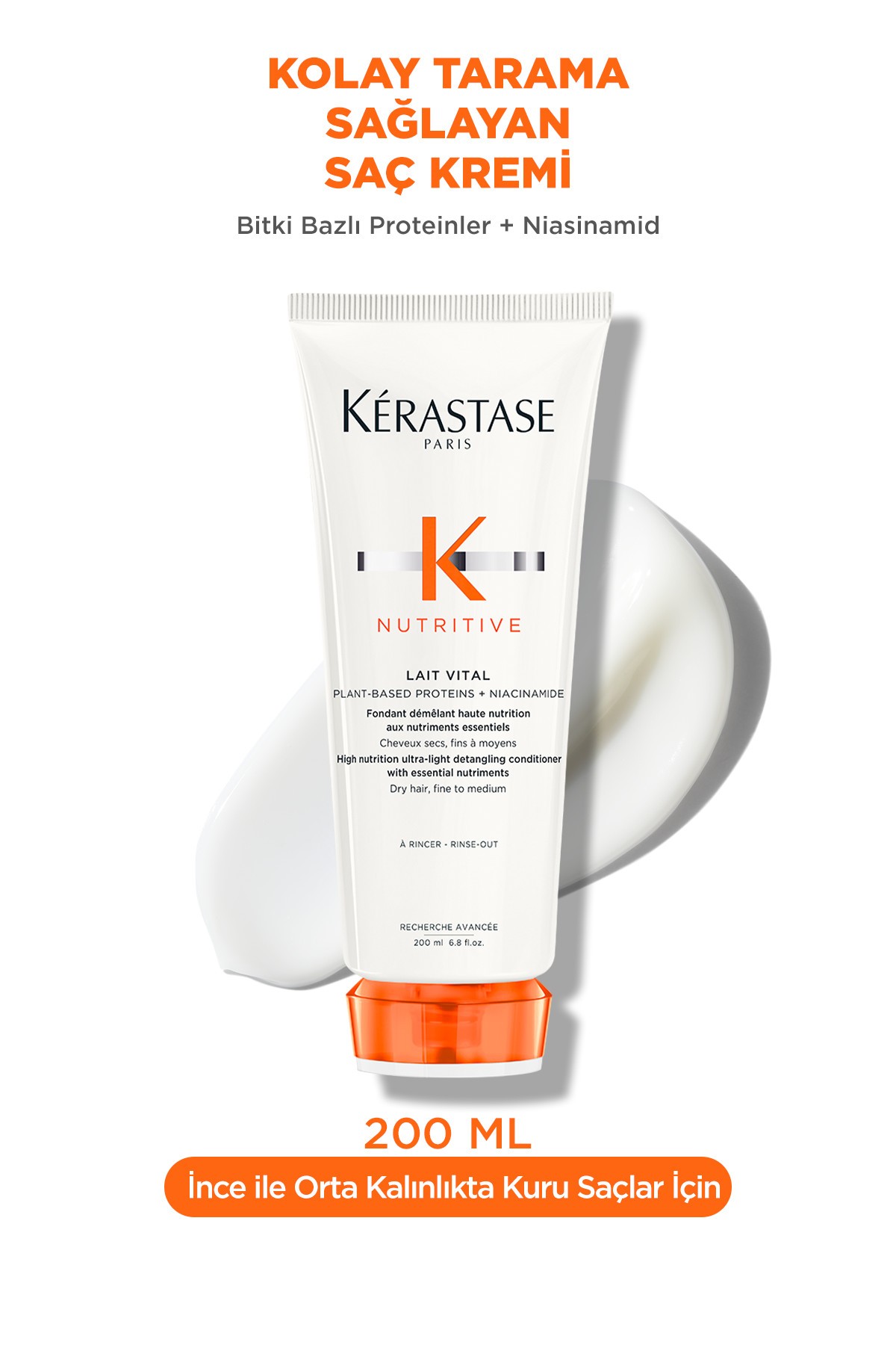 Kerastase Nutritive Lait Vital Kuru Saçlar Için Saç Kremi 200 ml