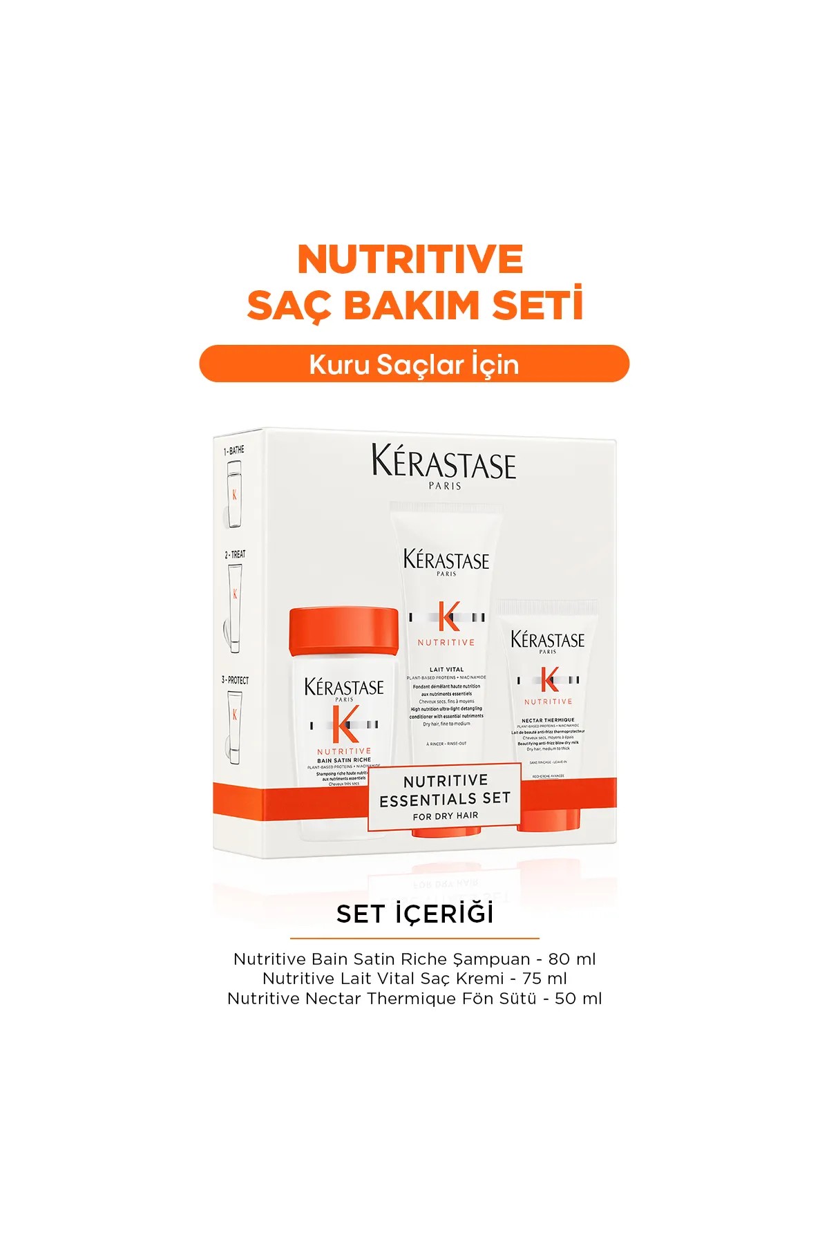 Kerastase Nutritive Essentials Set Kuru Saçlar İçin Mini Boy Tanışma Paketi