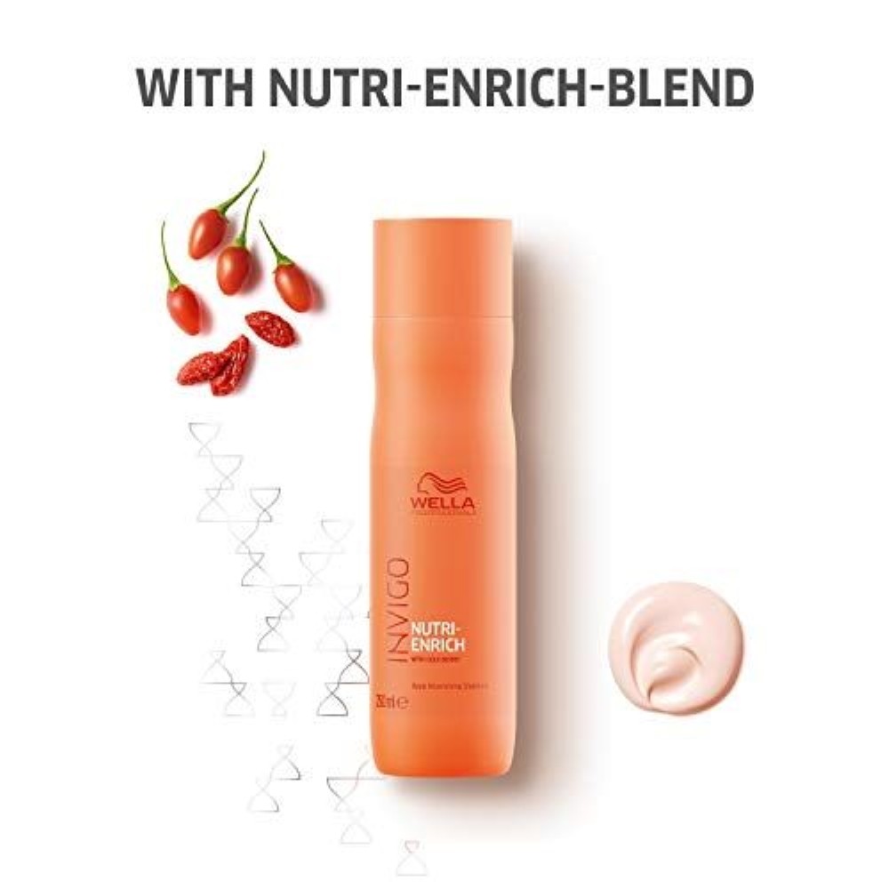 Wella Invigo Nutri-Enrich Yıpranmış Kuru Saçlar İçin Derinlemesine Nemlendirici ve Onarıcı Şampuan 250ml