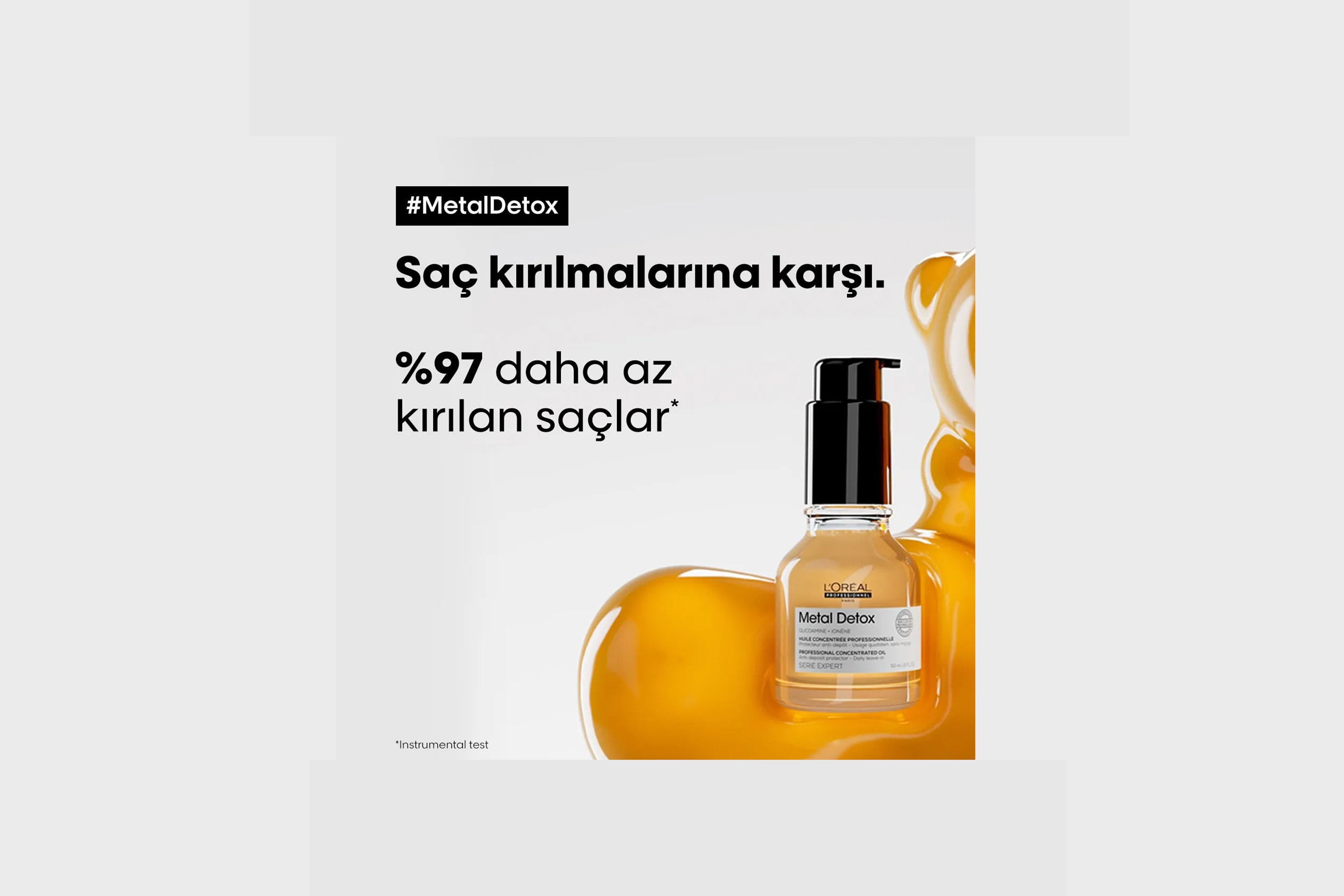 L'oreal Professionnel Serie Expert Metal Detox Oil İşlem Görmüş Saçlar İçin Konsantre Yağ 50ml